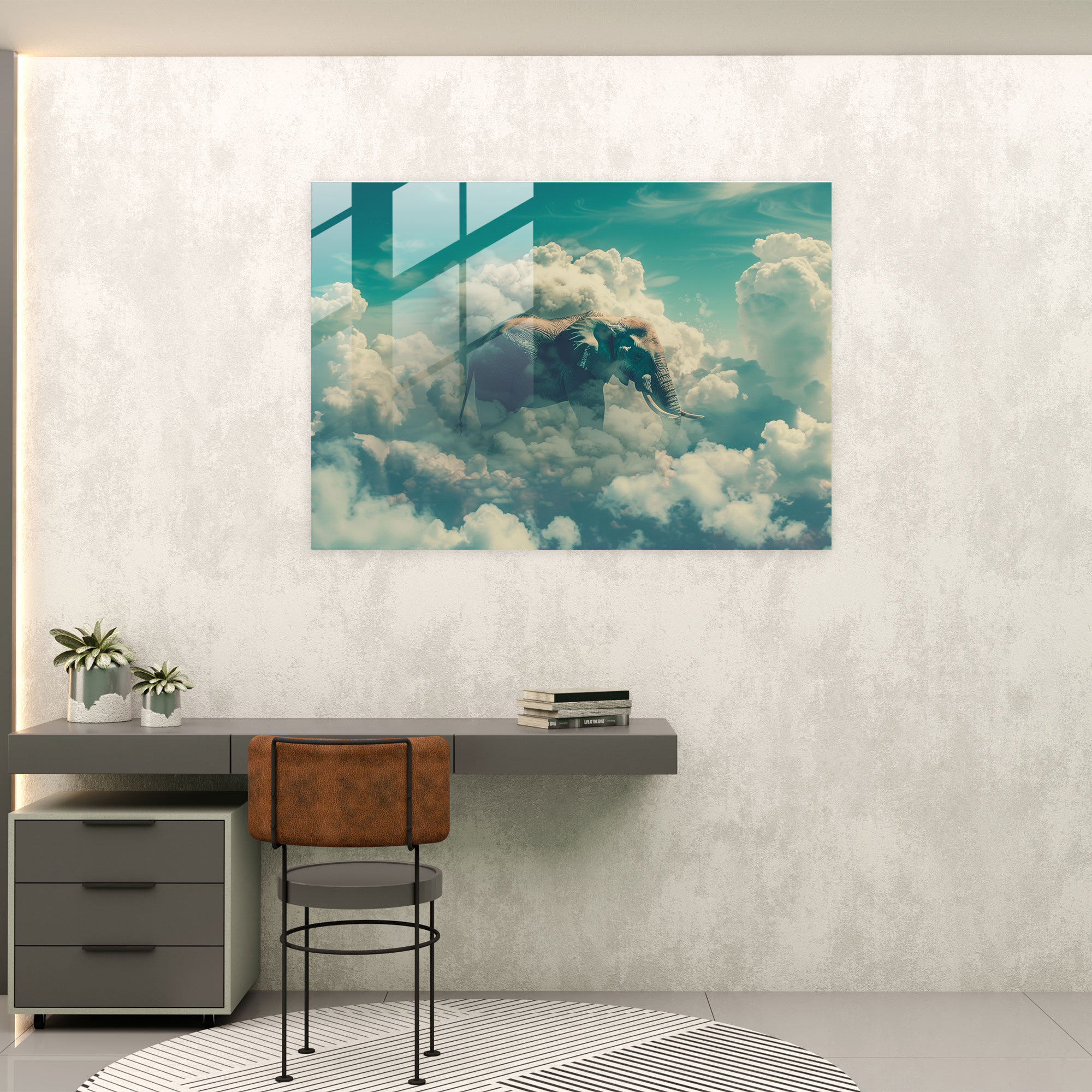 Surrealism Wall Decoration - Surrealism Art, Glass Wall Art, Wall Decoration, Surrealism Art