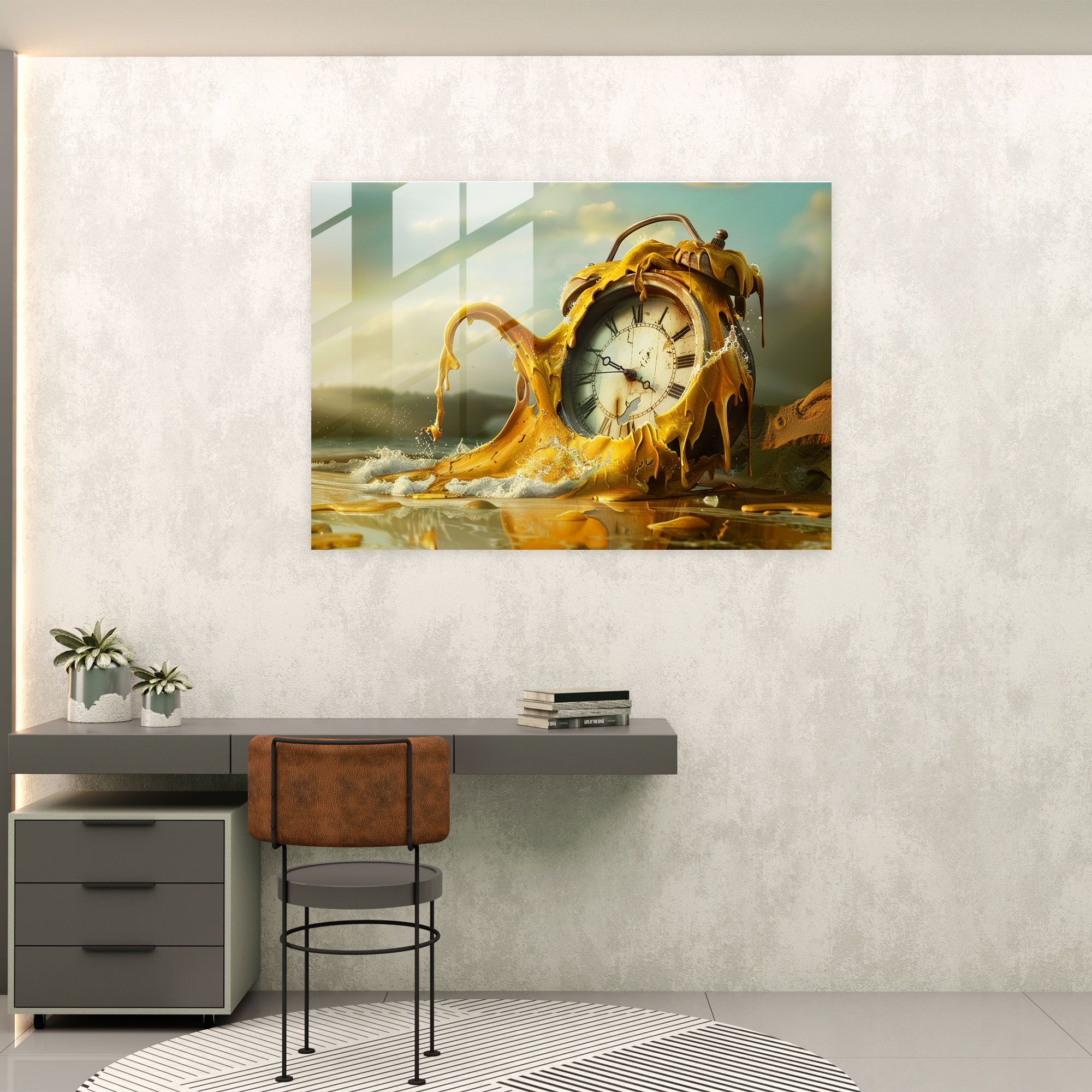 Surrealism Home Decoration - Surrealism Art, Surrealism Art, Modern Art, Glass Print