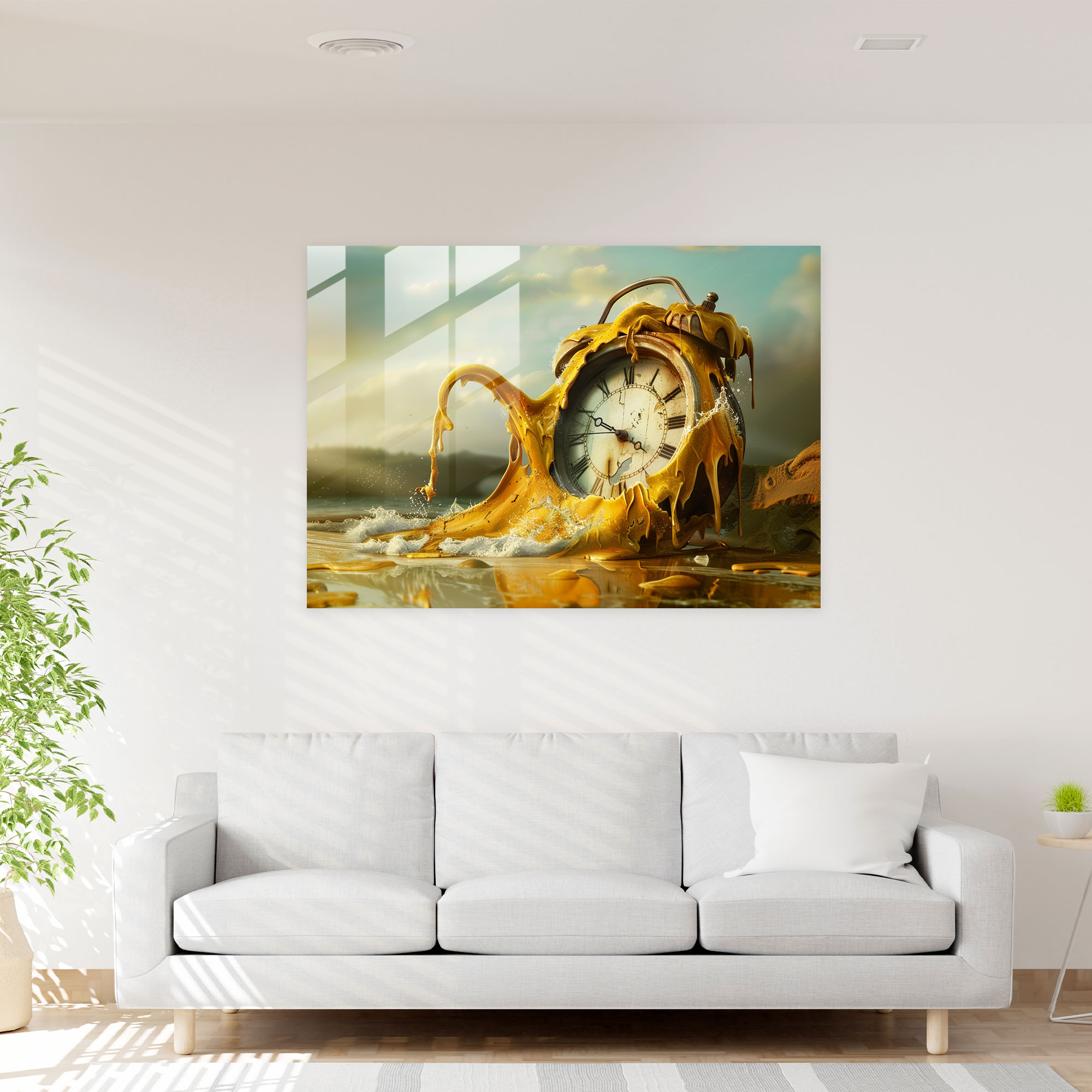 Surrealism Home Decoration - Surrealism Art, Surrealism Art, Modern Art, Glass Print
