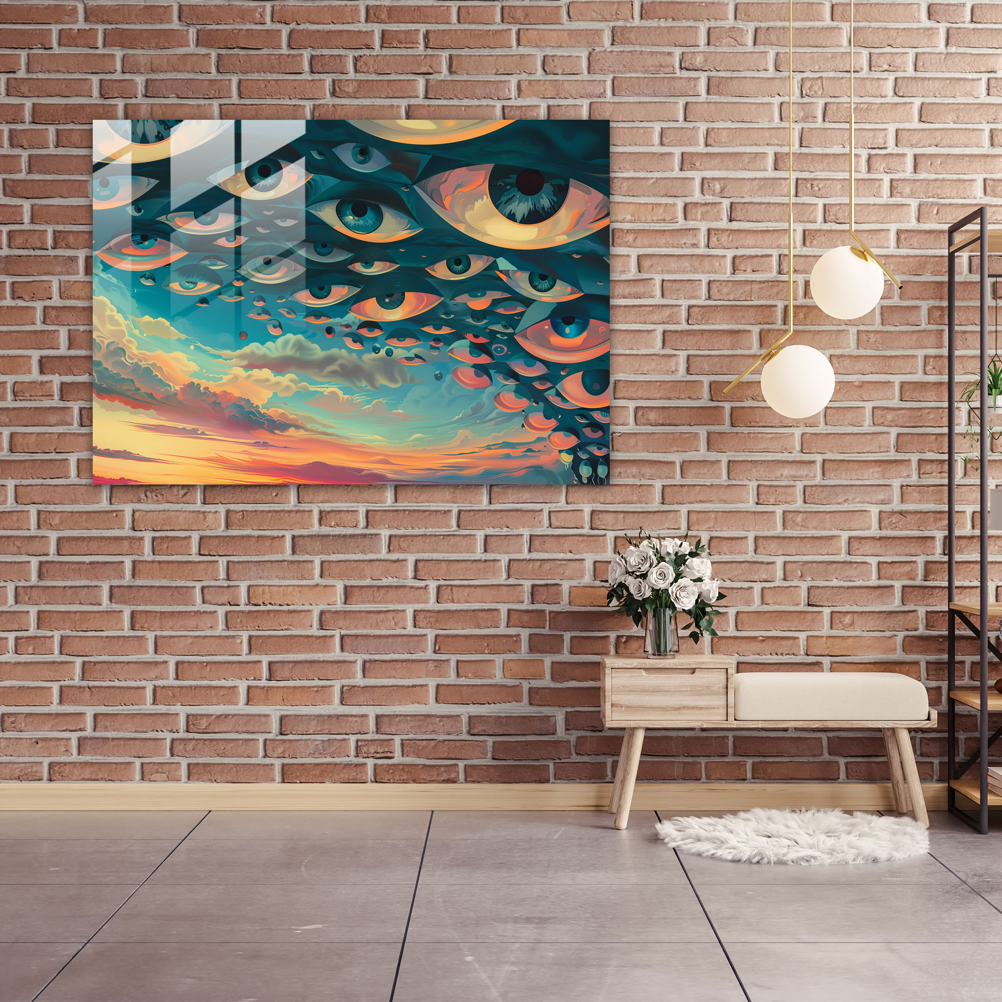 Surrealism Wall Decoration - Surrealism Art, Surrealism Art, Modern Art, Glass Print