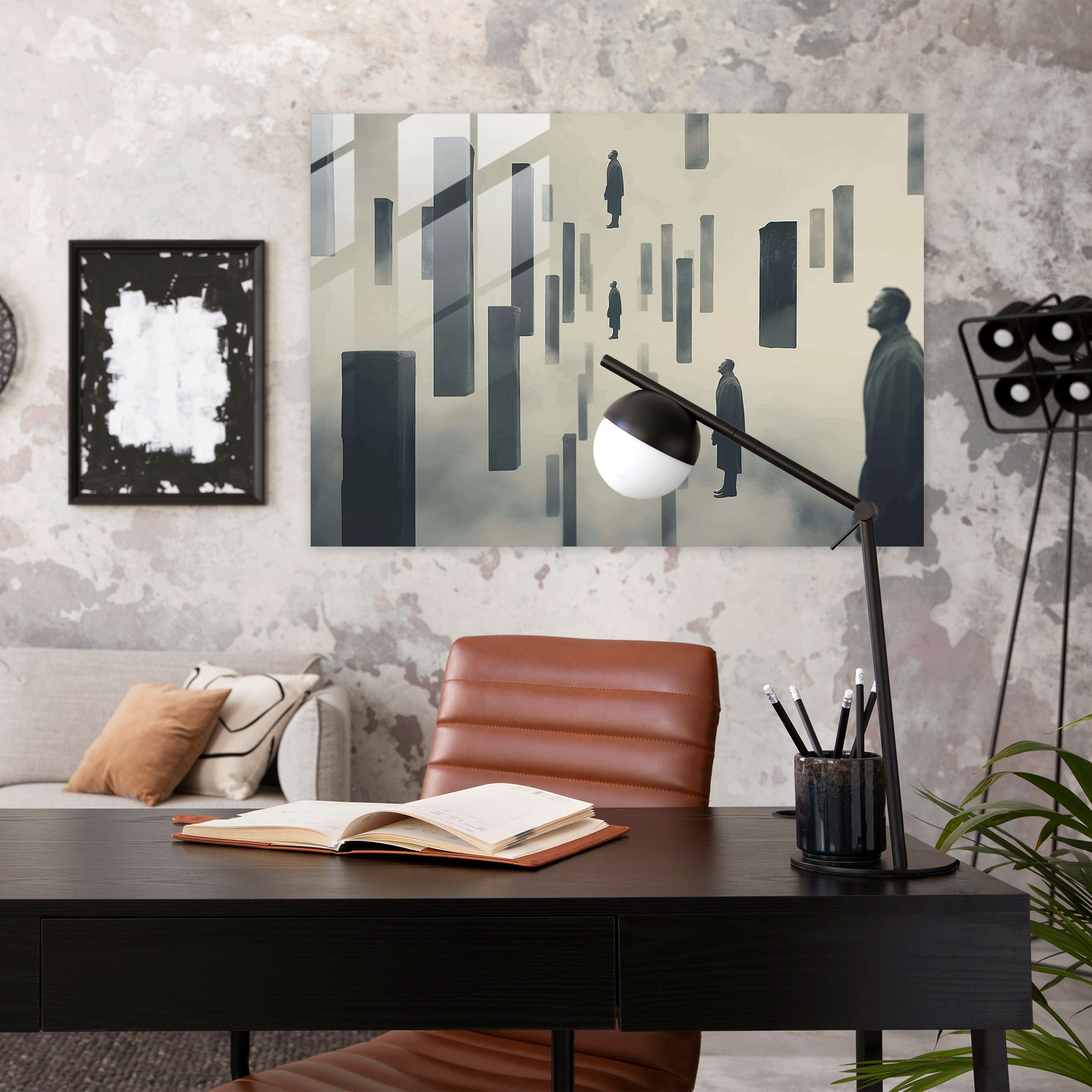 Surrealism Glass Wall Art - Surrealism Art, Glass Wall Art, Wall Decoration, Modern Art