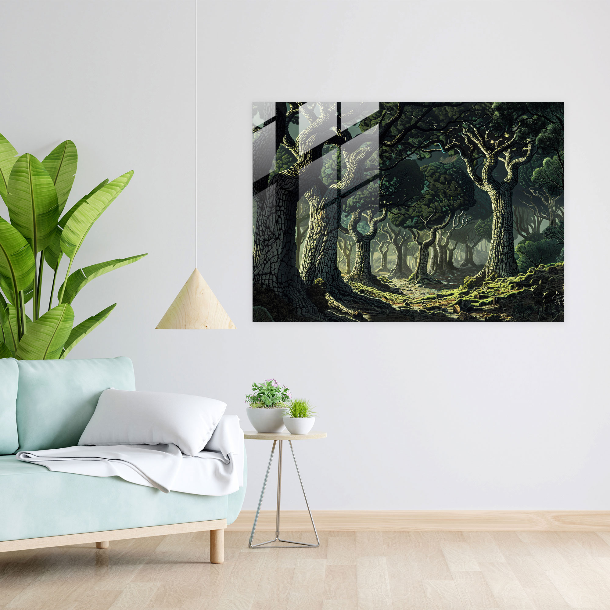 Surrealism Home Decoration - Surrealism Art, Modern Art, Glass Print, Surrealism Art