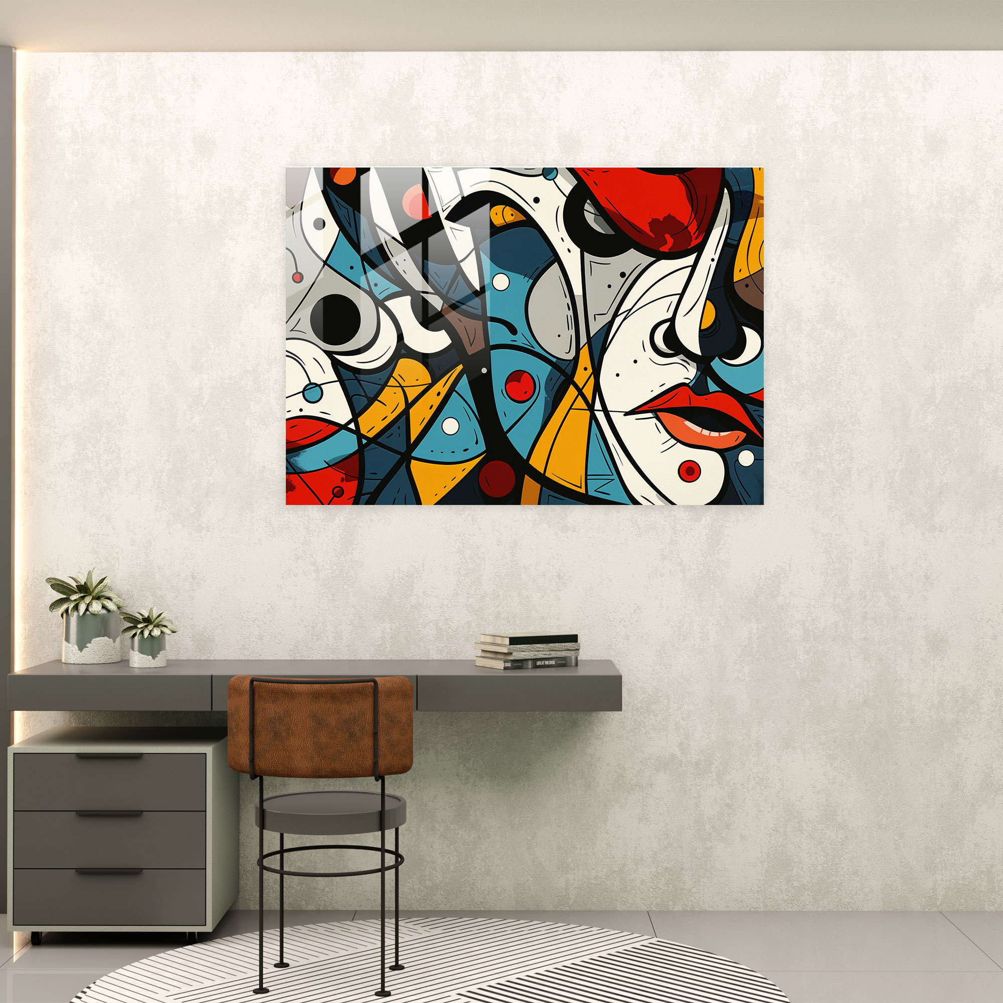 Surrealism Wall Decoration - Surrealism Art, Modern Art, Glass Print, Wall Decoration