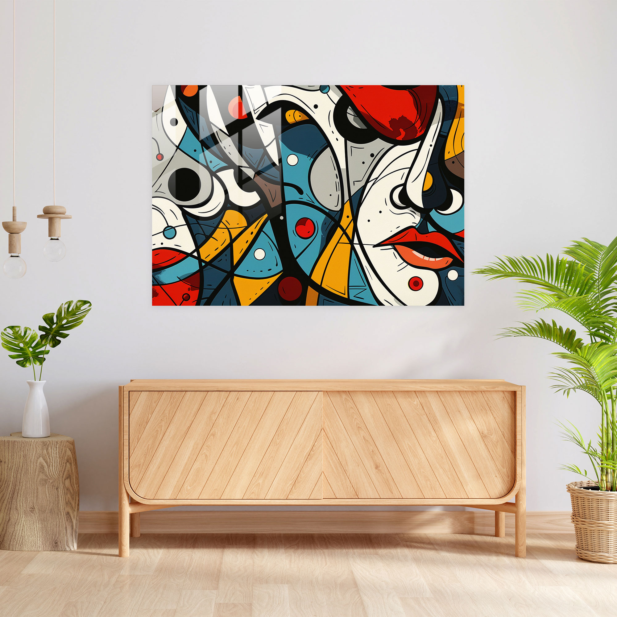 Surrealism Wall Decoration - Surrealism Art, Modern Art, Glass Print, Wall Decoration