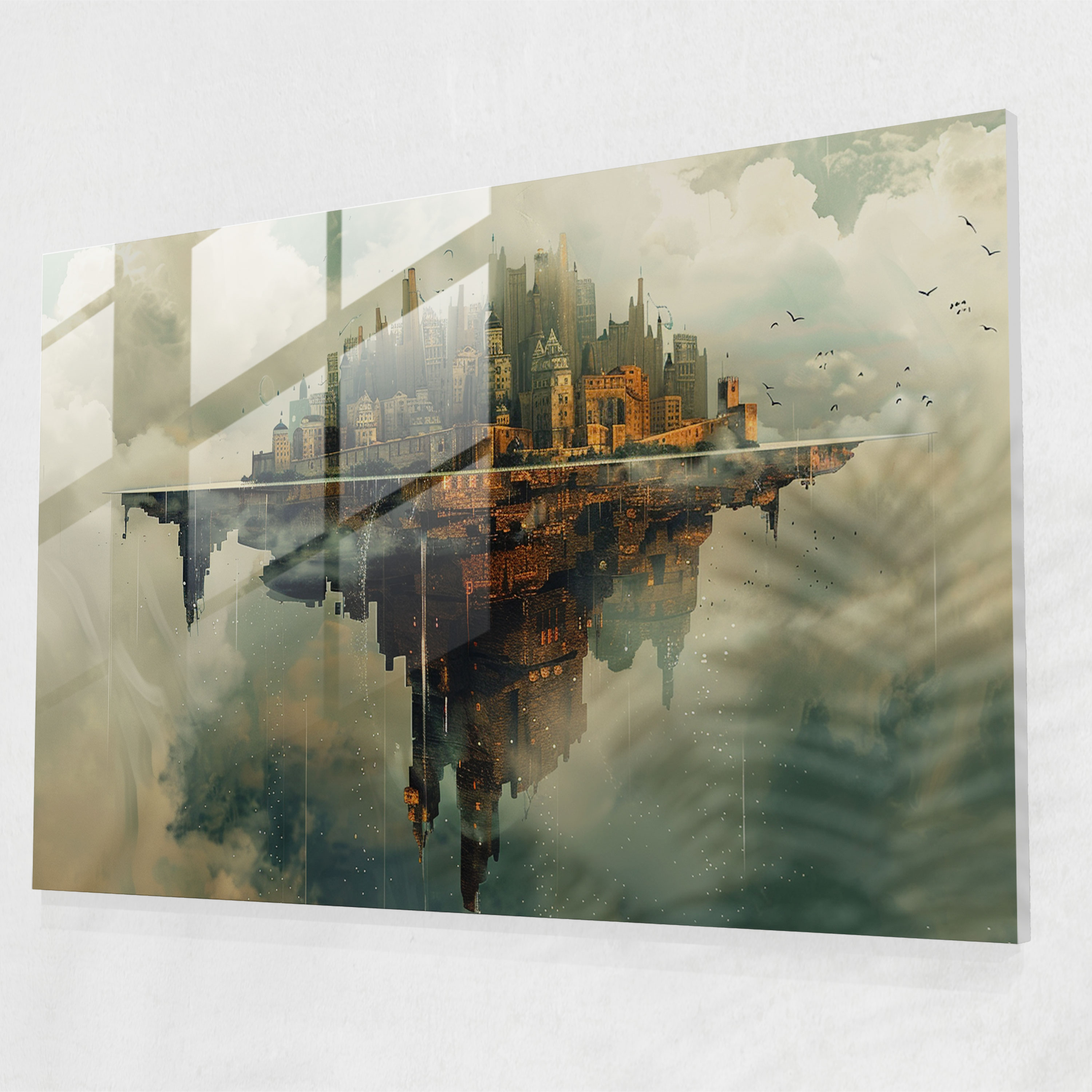 Surrealism Art Glass Wall Art - Surrealism Art, Wall Decoration, Glass Print, Glass Wall Art