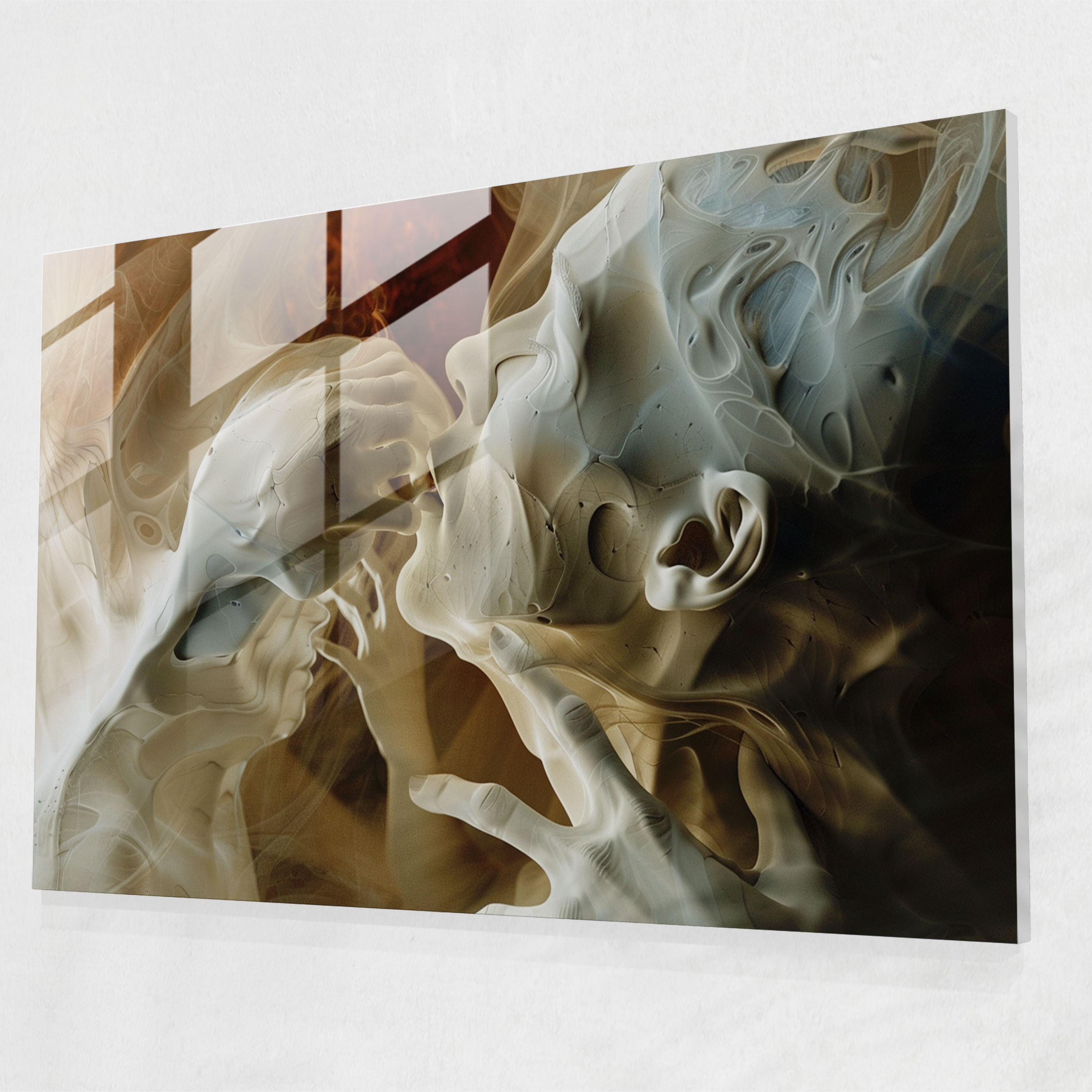Surrealism Art Modern Art - Surrealism Art, Modern Art, Glass Print, Glass Wall Art
