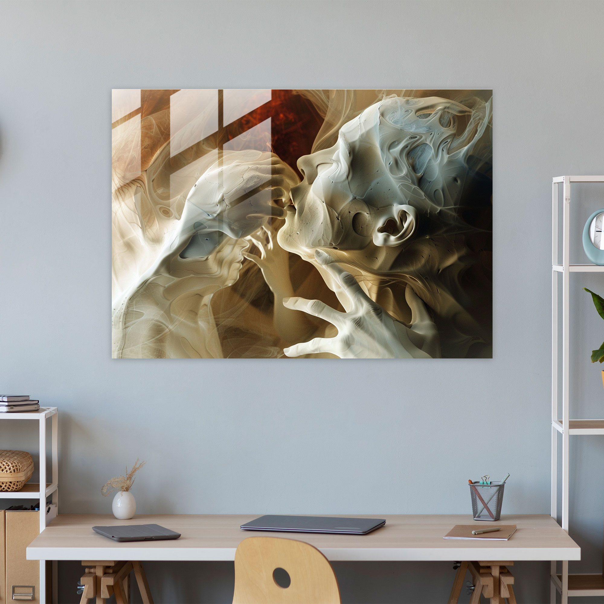 Surrealism Art Modern Art - Surrealism Art, Modern Art, Glass Print, Glass Wall Art