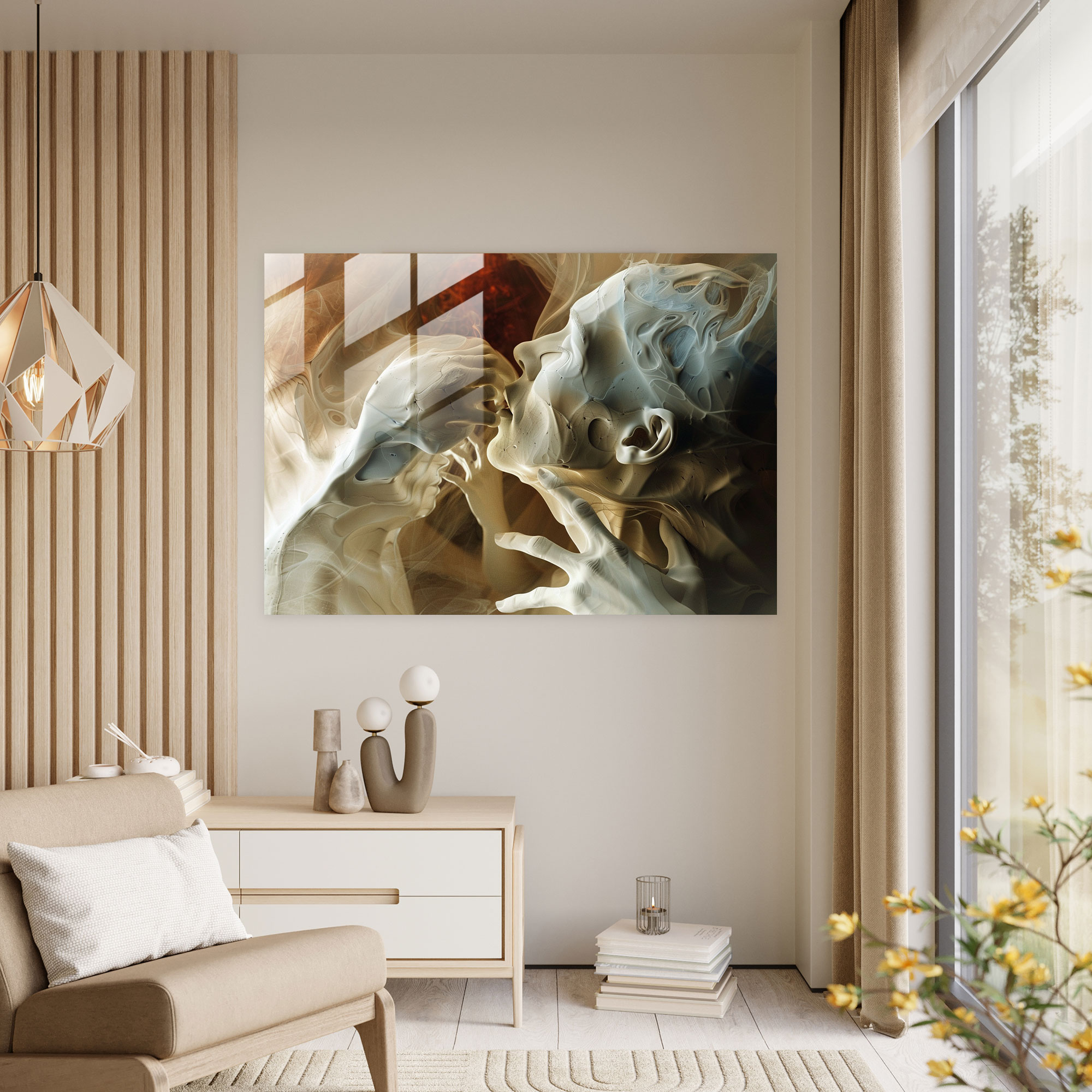 Surrealism Art Modern Art - Surrealism Art, Modern Art, Glass Print, Glass Wall Art