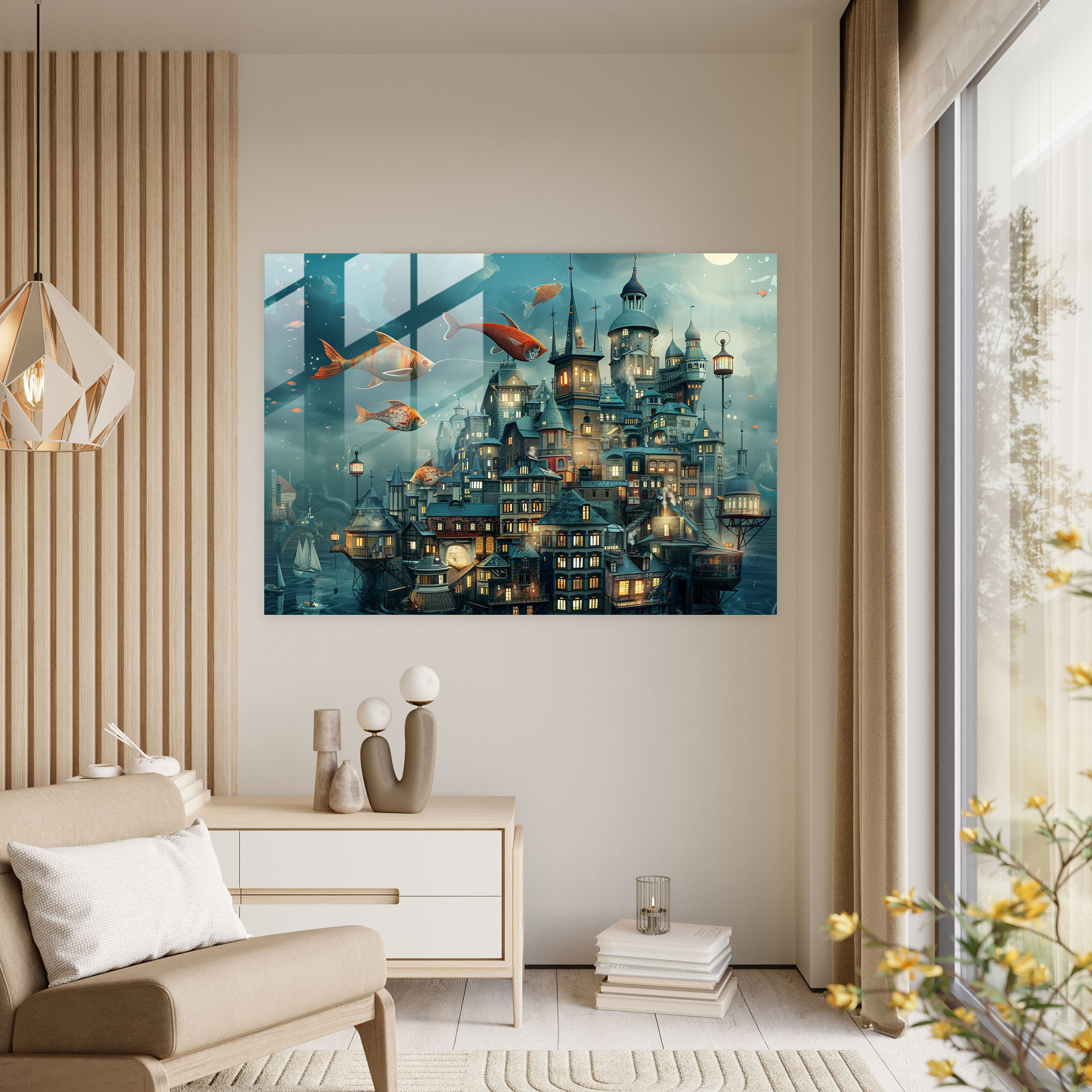 Surrealism Wall Decoration - Surrealism Art, Glass Print, Surrealism Art, Wall Decoration