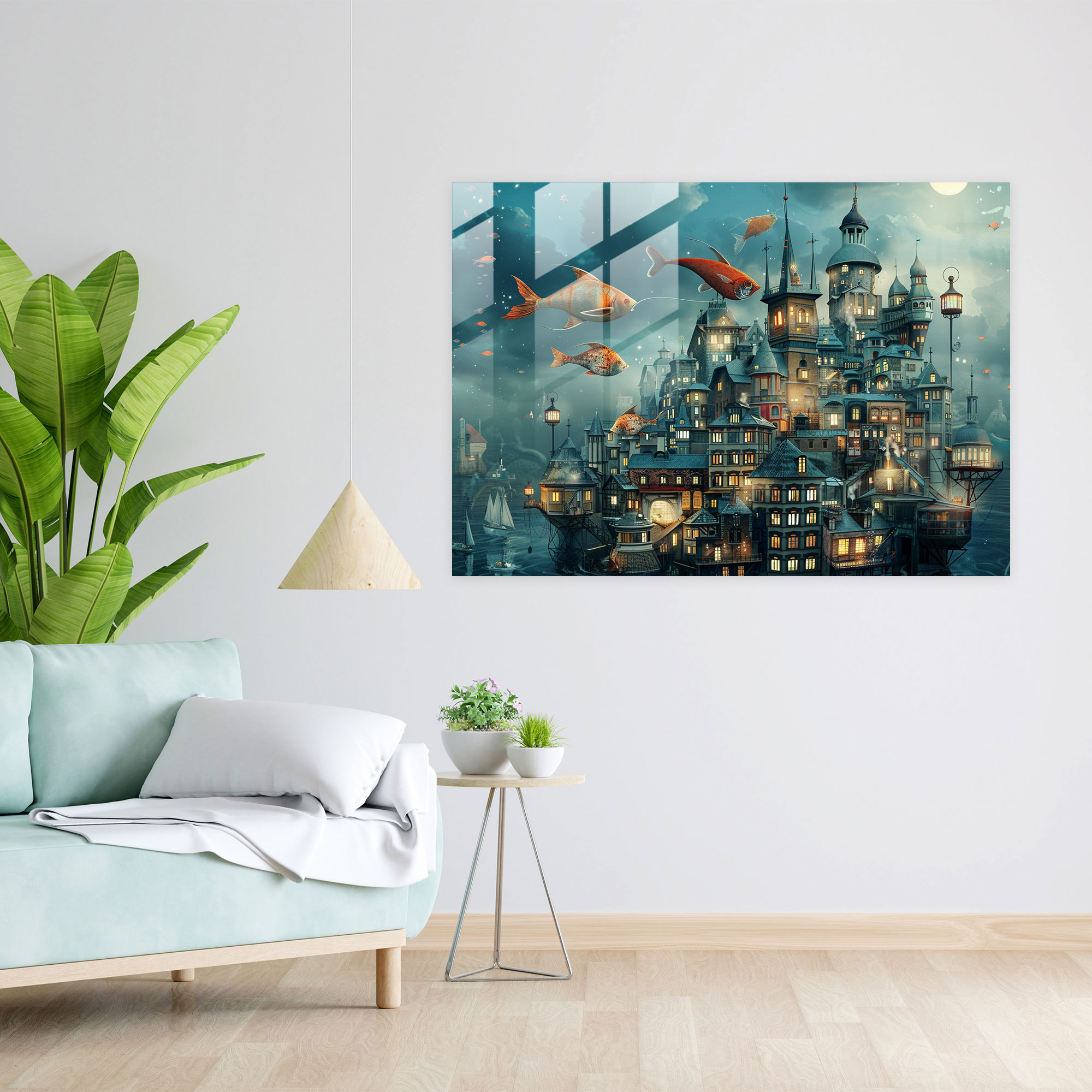 Surrealism Wall Decoration - Surrealism Art, Glass Print, Surrealism Art, Wall Decoration