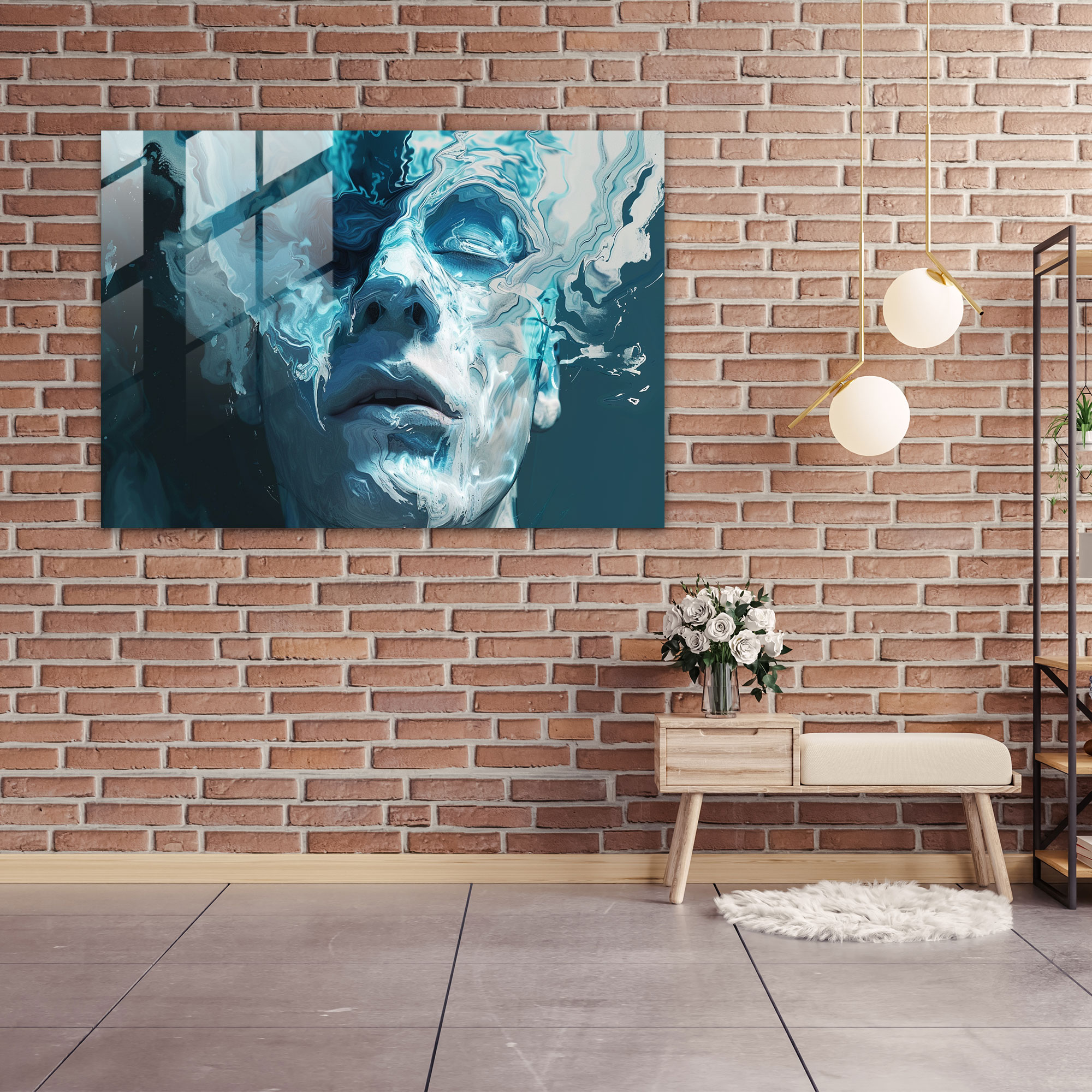 Surrealism Glass Art - Surrealism Art, Surrealism Art, Home Decoration, Glass Art