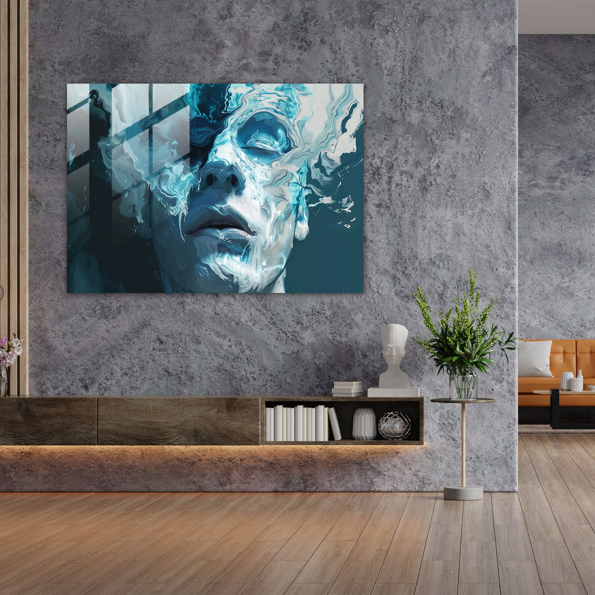 Surrealism Glass Art - Surrealism Art, Surrealism Art, Home Decoration, Glass Art