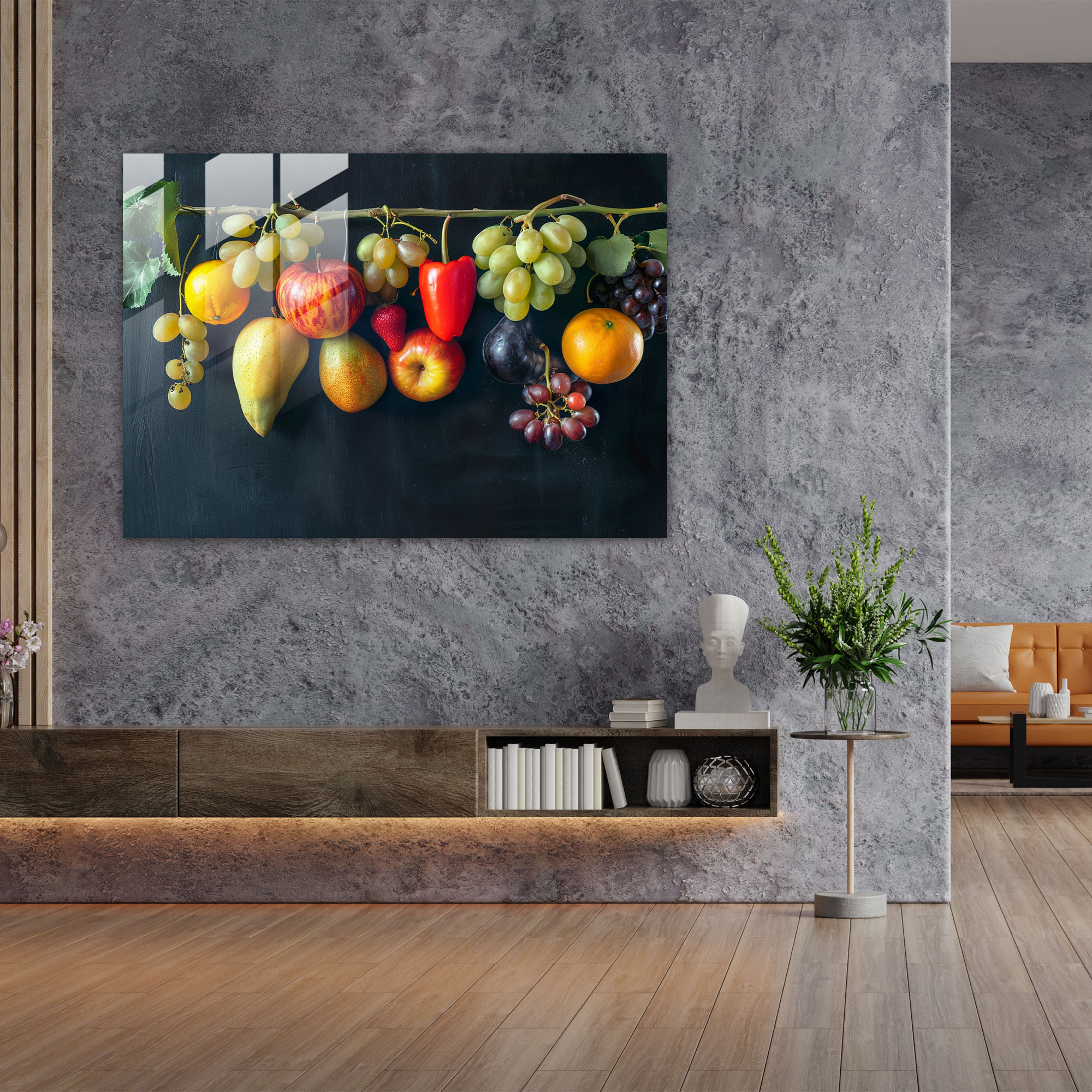 Surrealism Glass Wall Art - Surrealism Art, Wall Decoration, Surrealism Art, Home Decoration