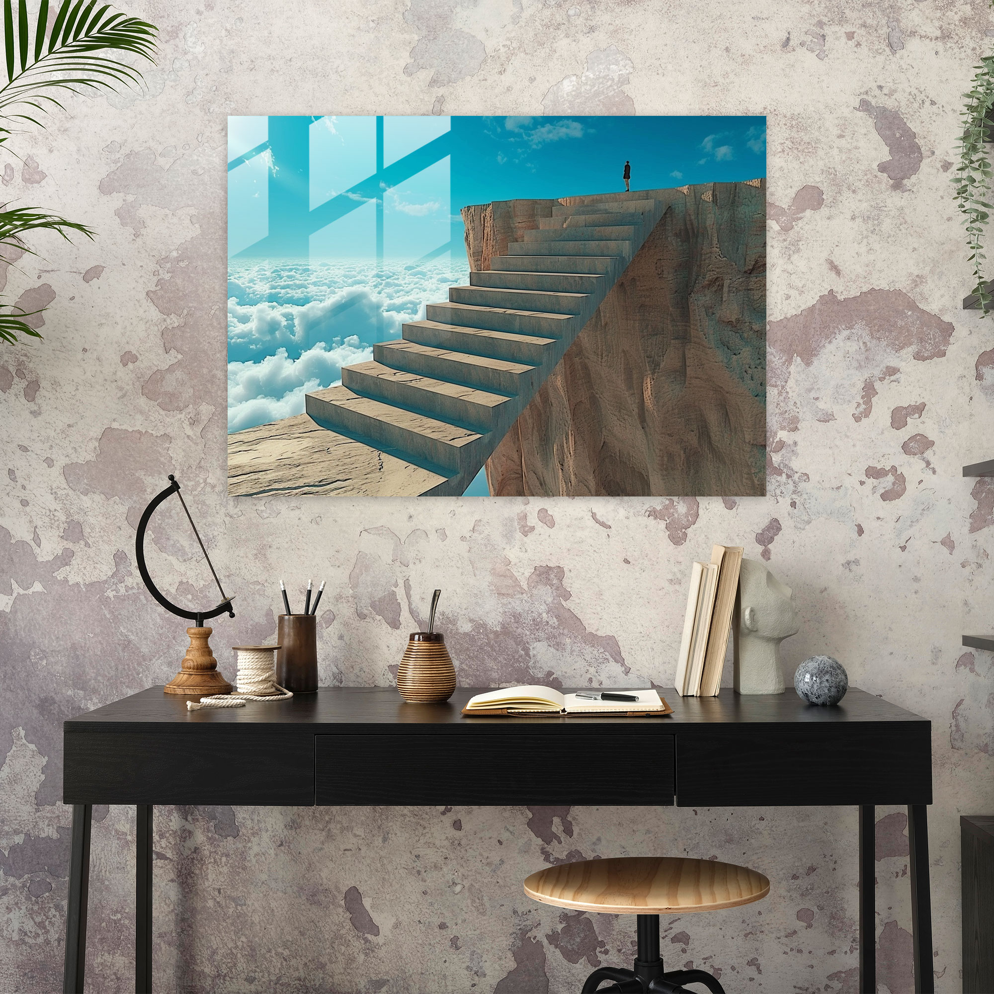 Surrealism Glass Art - Surrealism Art, Home Decoration, Glass Art, Surrealism Art