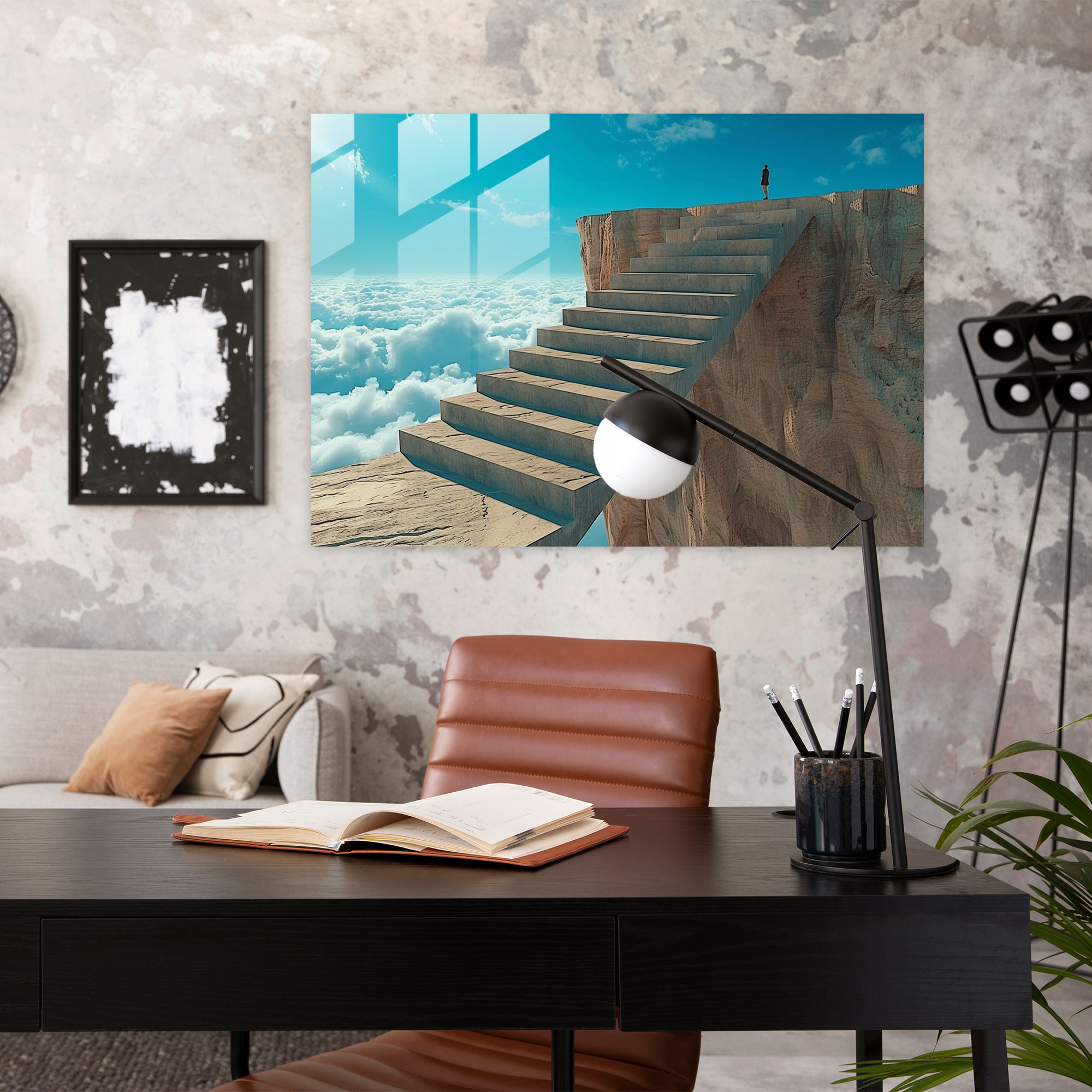 Surrealism Glass Art - Surrealism Art, Home Decoration, Glass Art, Surrealism Art