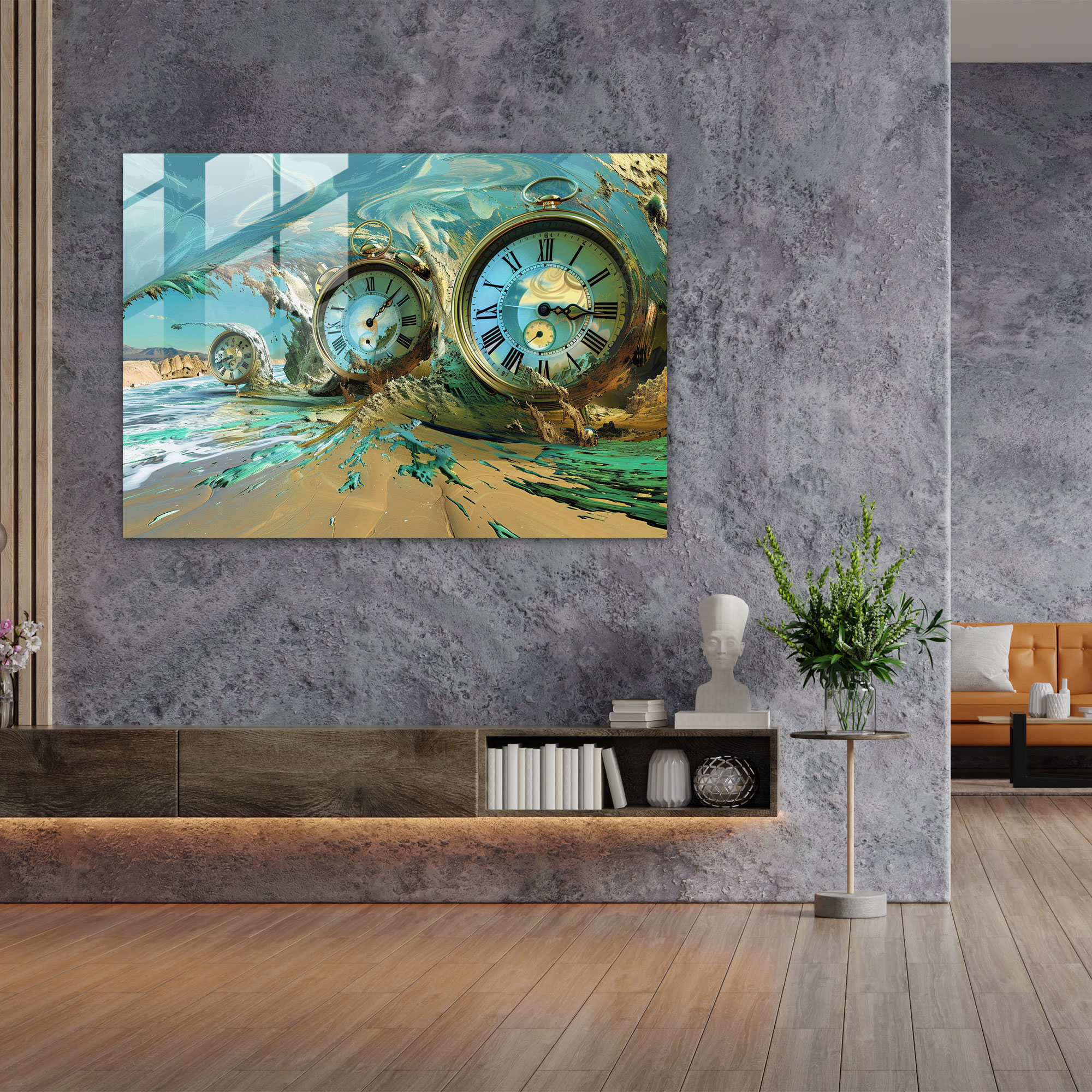 Surrealism Glass Art Modern Decor - Surrealism Art, Glass Art, Home Decoration, Surrealism Art