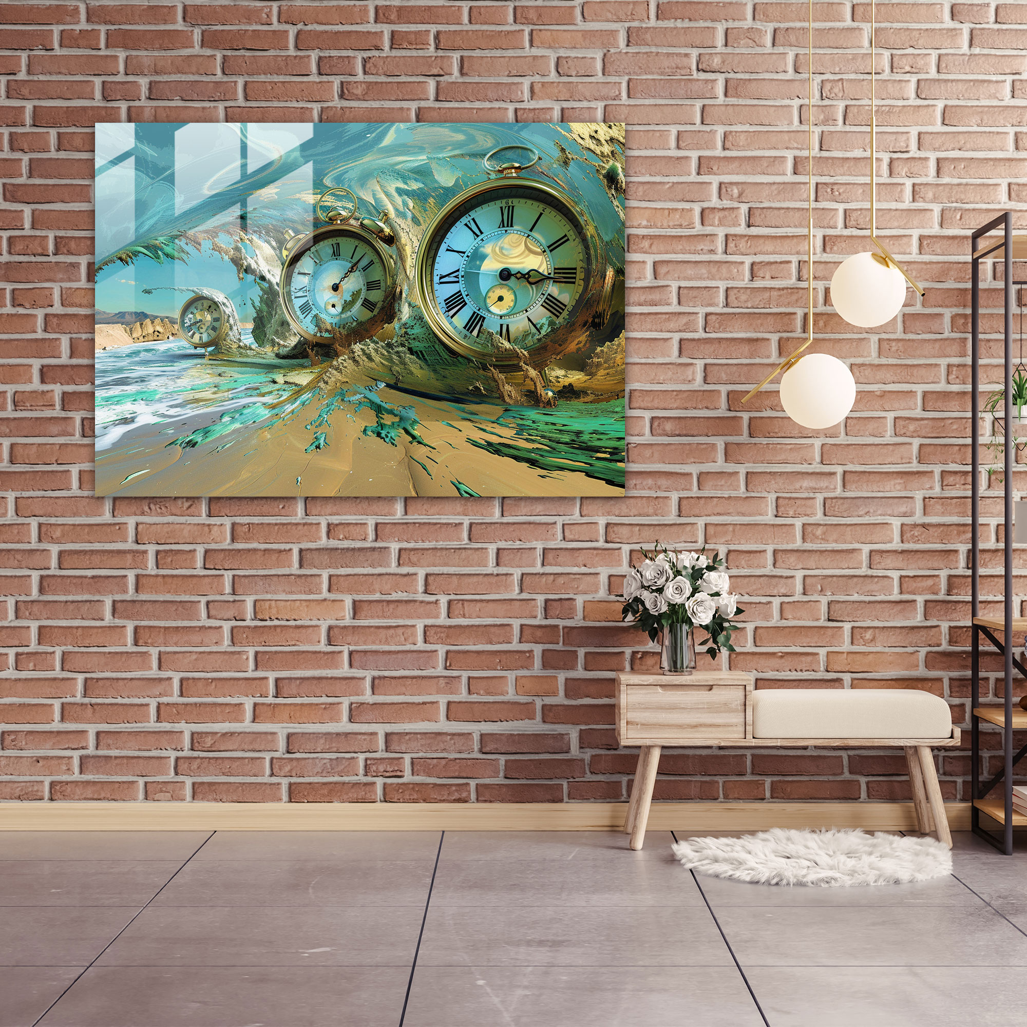 Surrealism Glass Art Modern Decor - Surrealism Art, Glass Art, Home Decoration, Surrealism Art