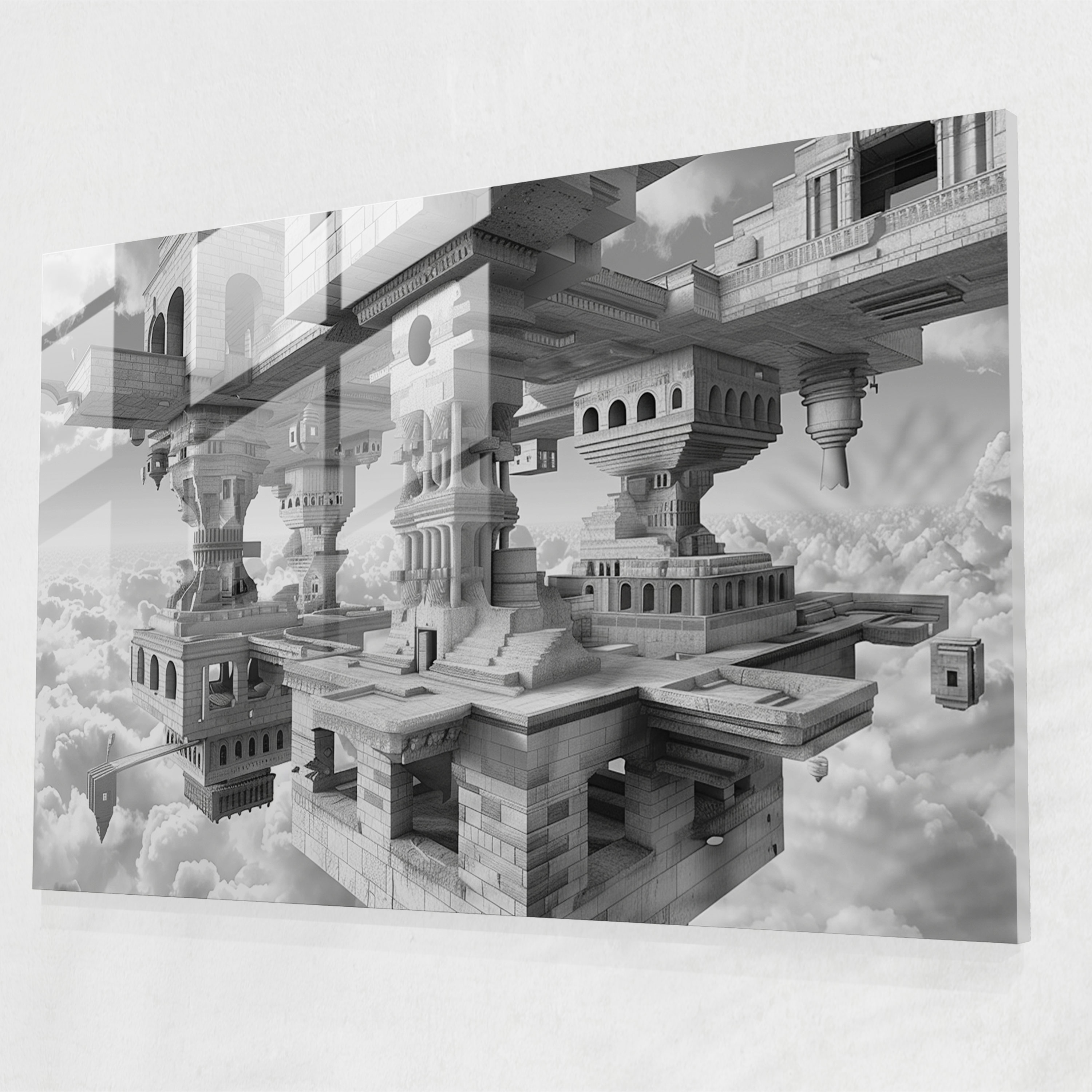 Surrealism Glass Wall Art Modern Decor - Surrealism Art, Modern Art, Home Decoration, Surrealism Art