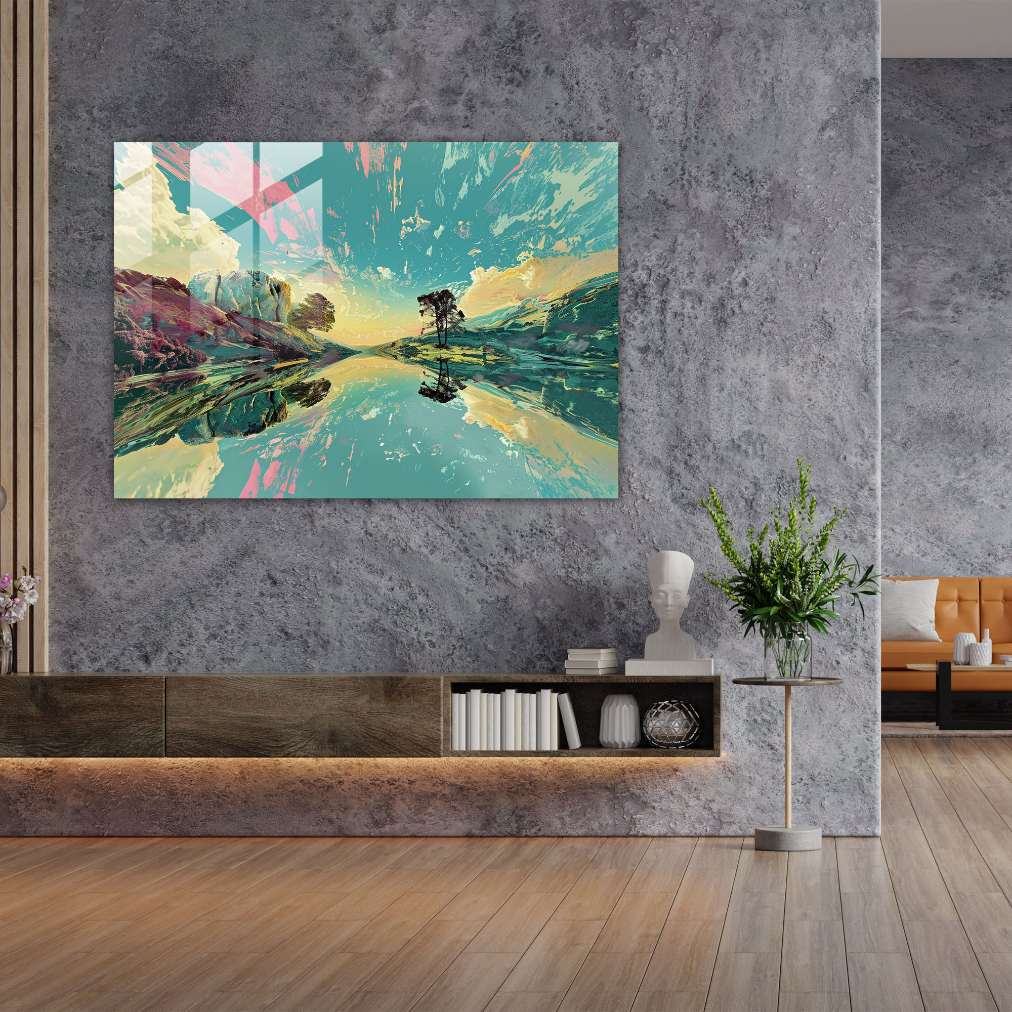 Surrealism Glass Art Home Decoration - Surrealism Art, Home Decoration, Surrealism Art, Modern Art