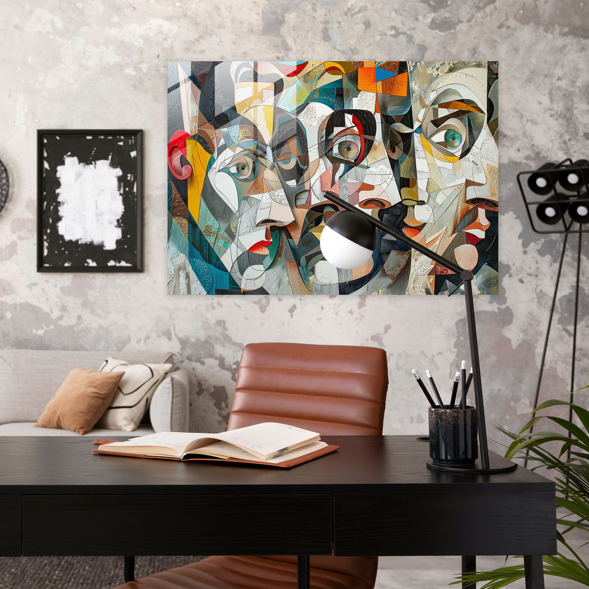 Surrealism Wall Decoration: Fragmented Figures - Surrealism Art, Wall Decoration, Modern Art, Surrealism Art