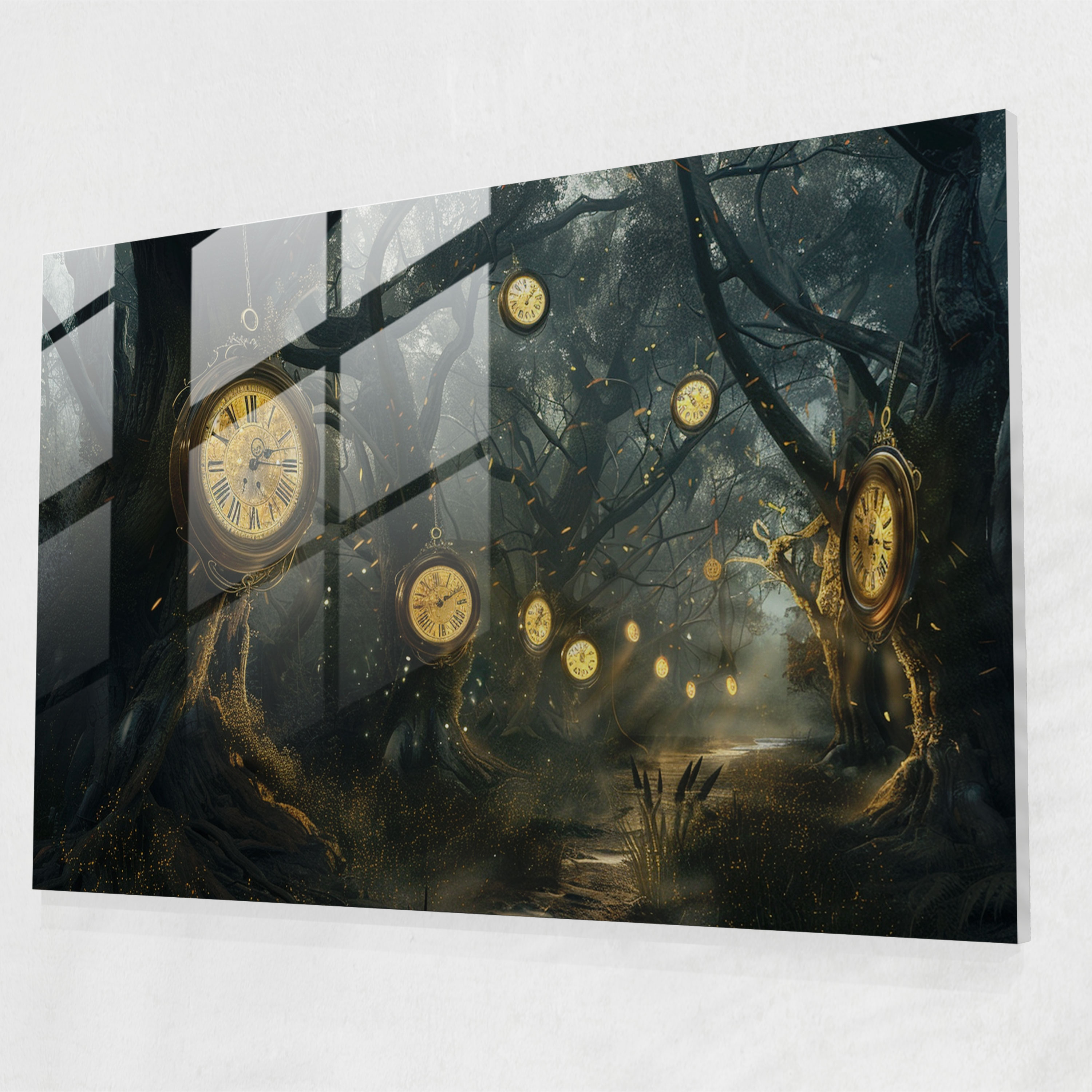 Surrealism Glass Print - Surrealism Art, Modern Art, Surrealism Art, Glass Art