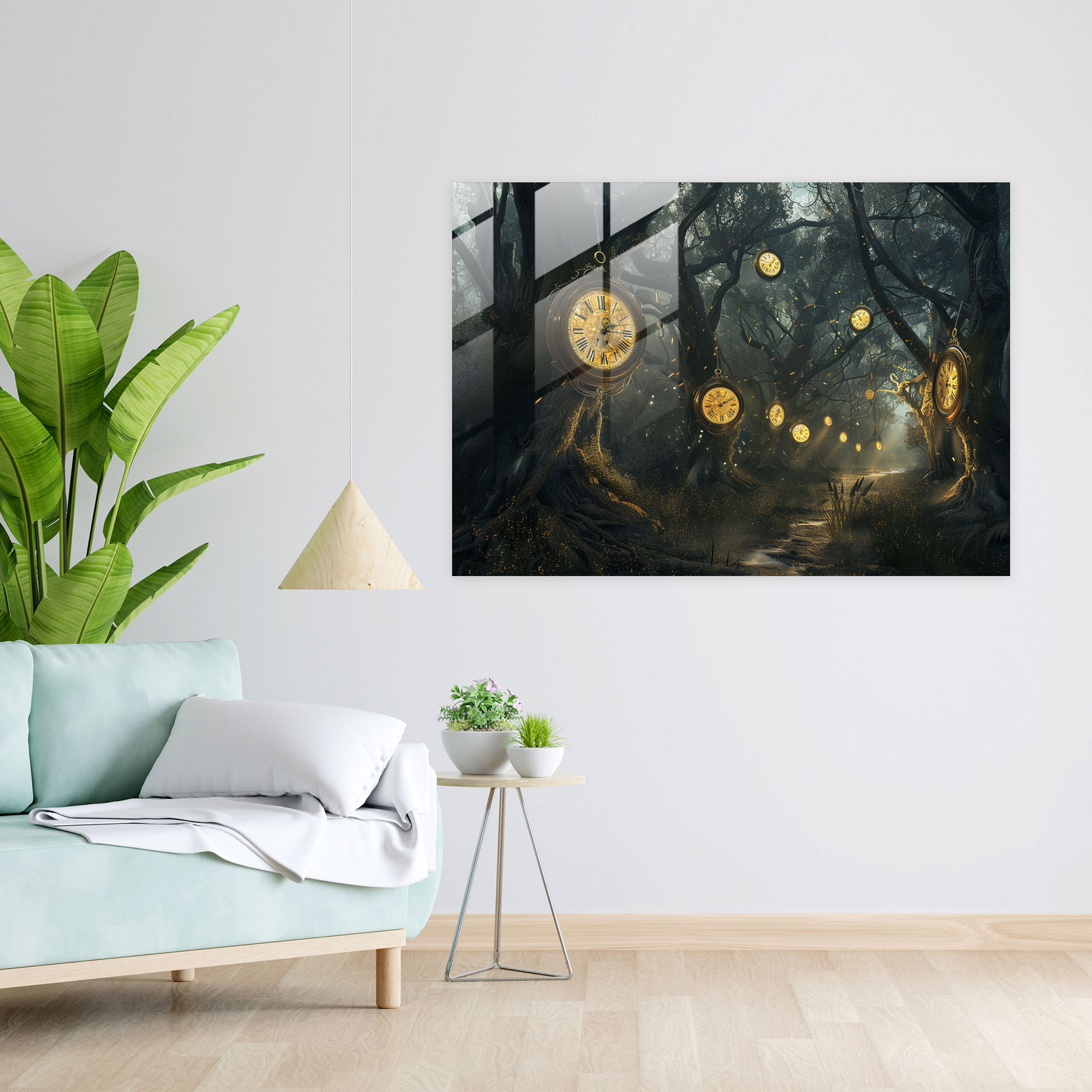 Surrealism Glass Print - Surrealism Art, Modern Art, Surrealism Art, Glass Art