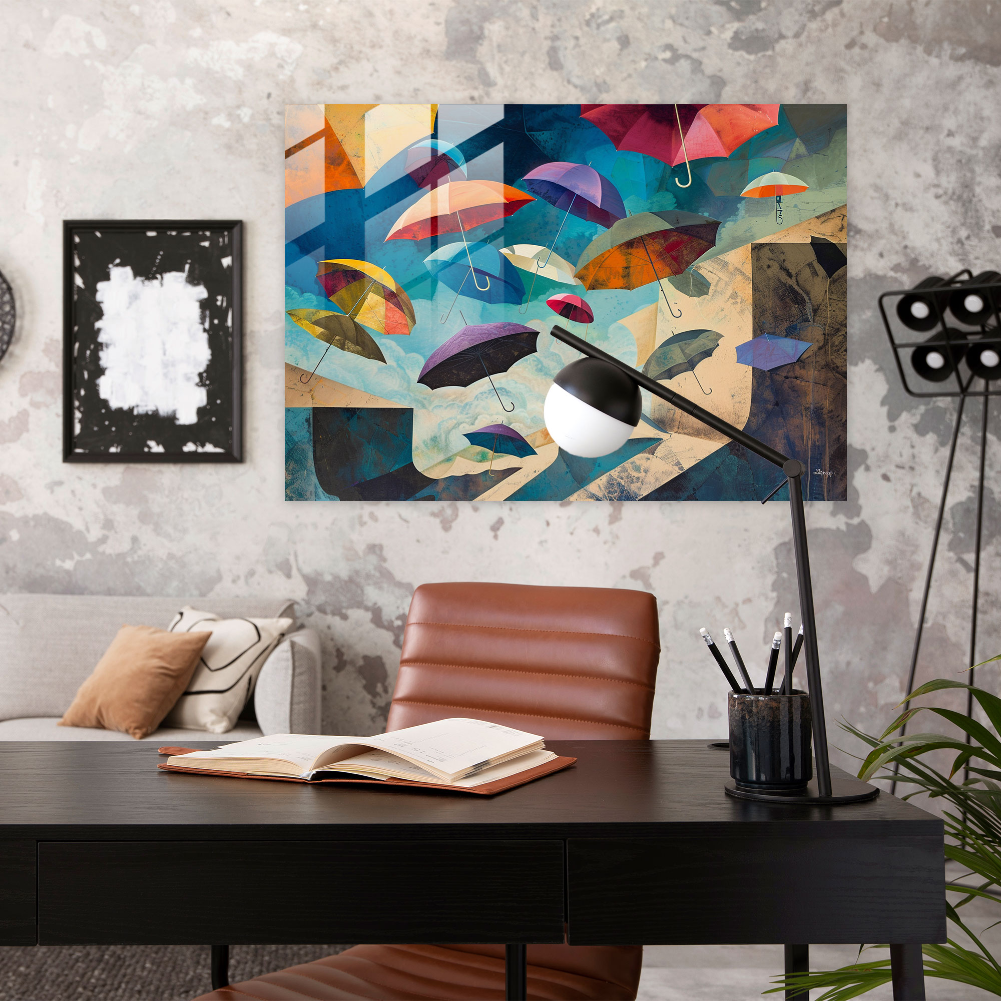 Surrealism Home Decoration - Surrealism Art, Home Decoration, Modern Art, Glass Print