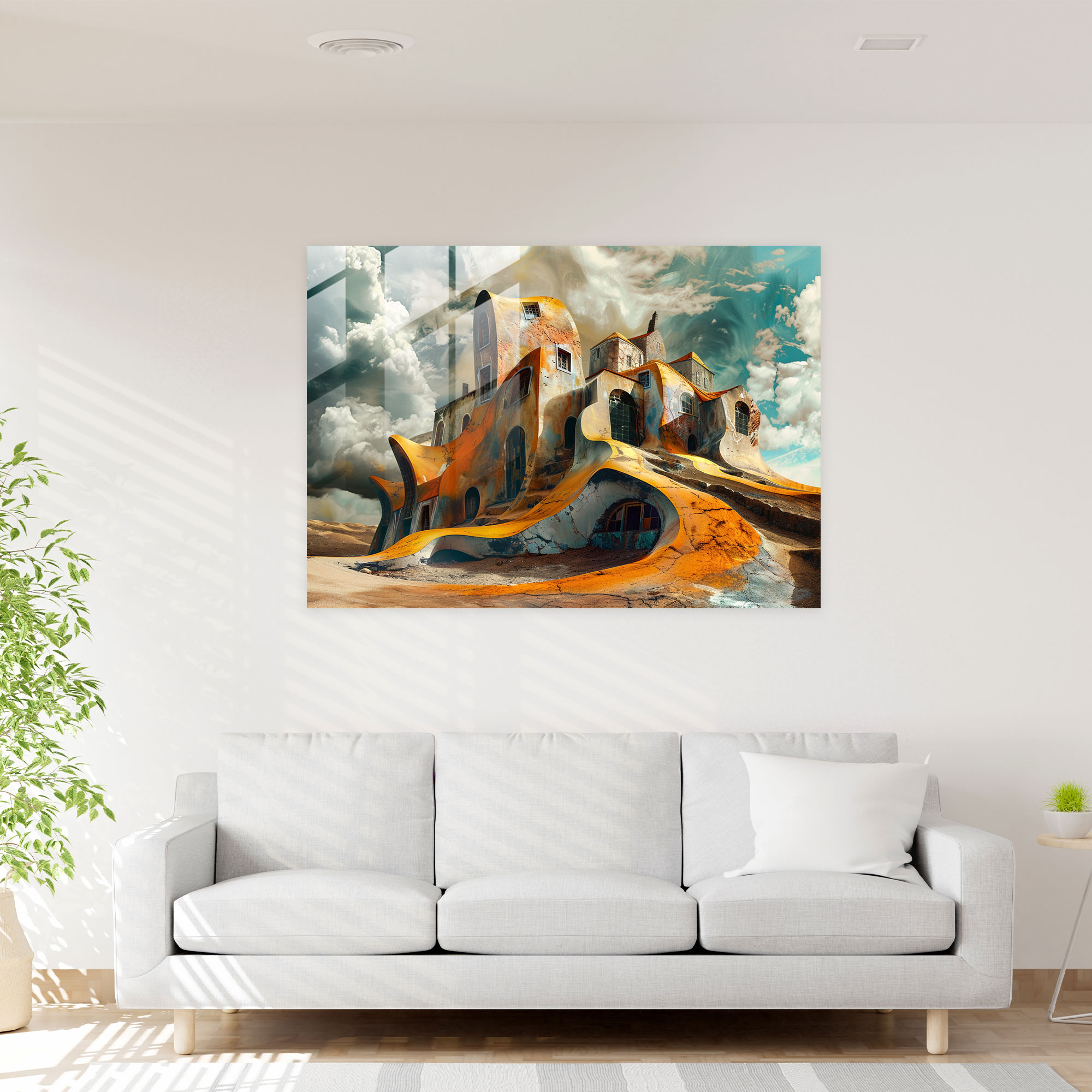 Surrealism Wall Decoration - Surrealism Art, Modern Art, Home Decoration, Glass Art