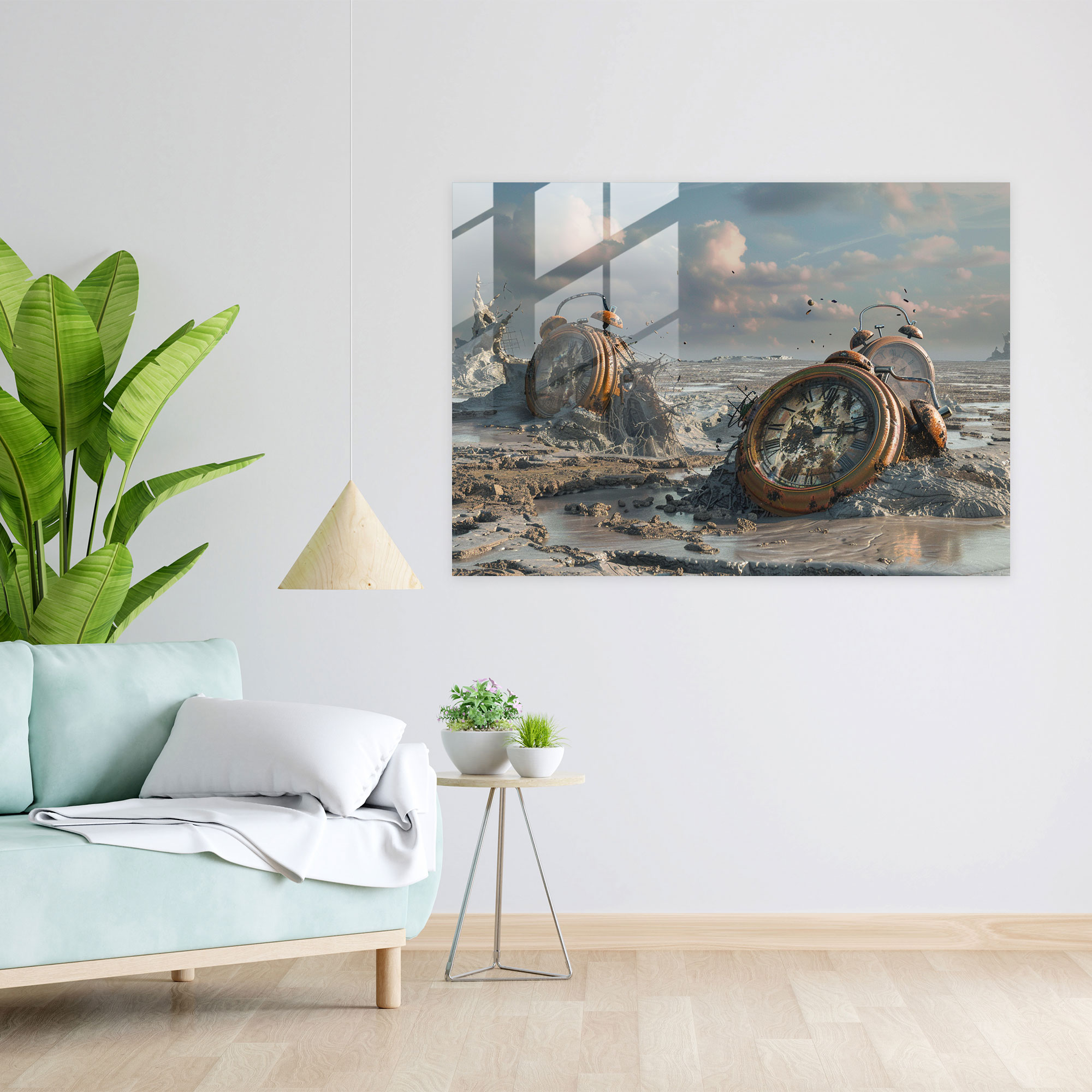 Surrealism Art Glass Print - Surrealism Art, Surrealism Art, Modern Art, Home Decoration