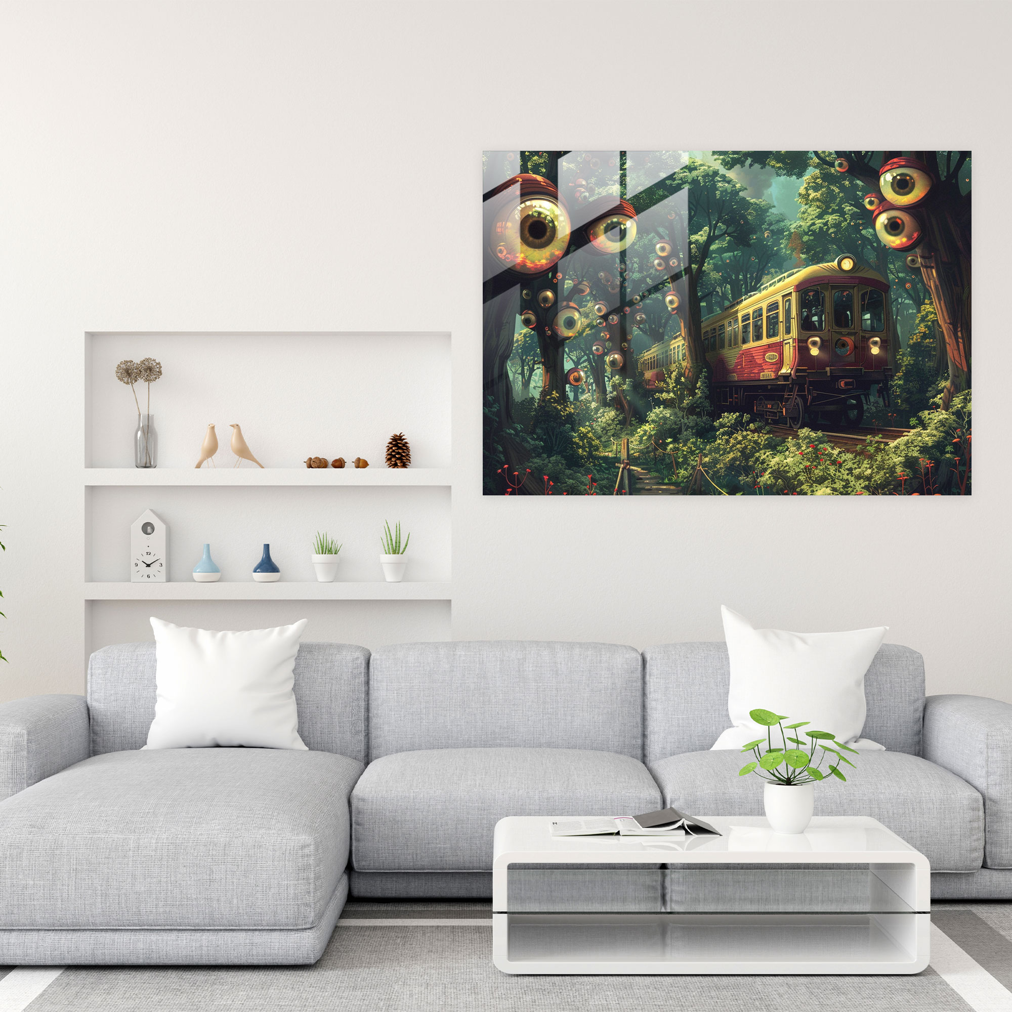 Surrealism Art Home Decoration - Surrealism Art, Surrealism Art, Home Decoration, Glass Art