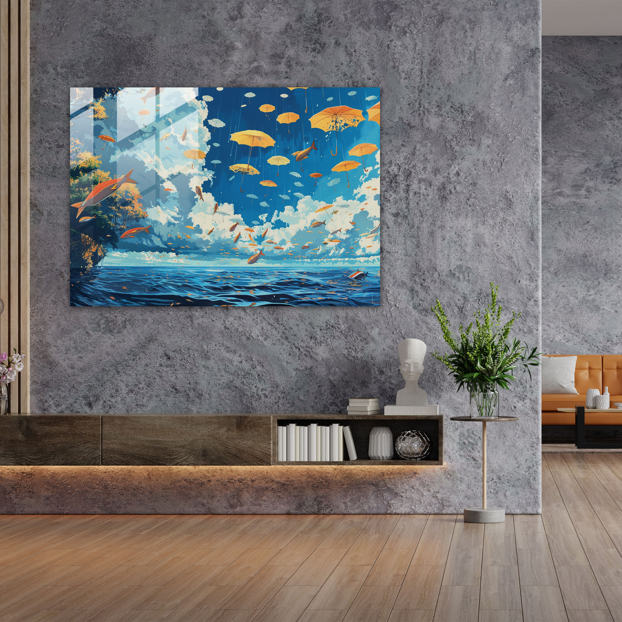 Surrealism Art Glass Art - Surrealism Art, Modern Art, Home Decoration, Glass Art