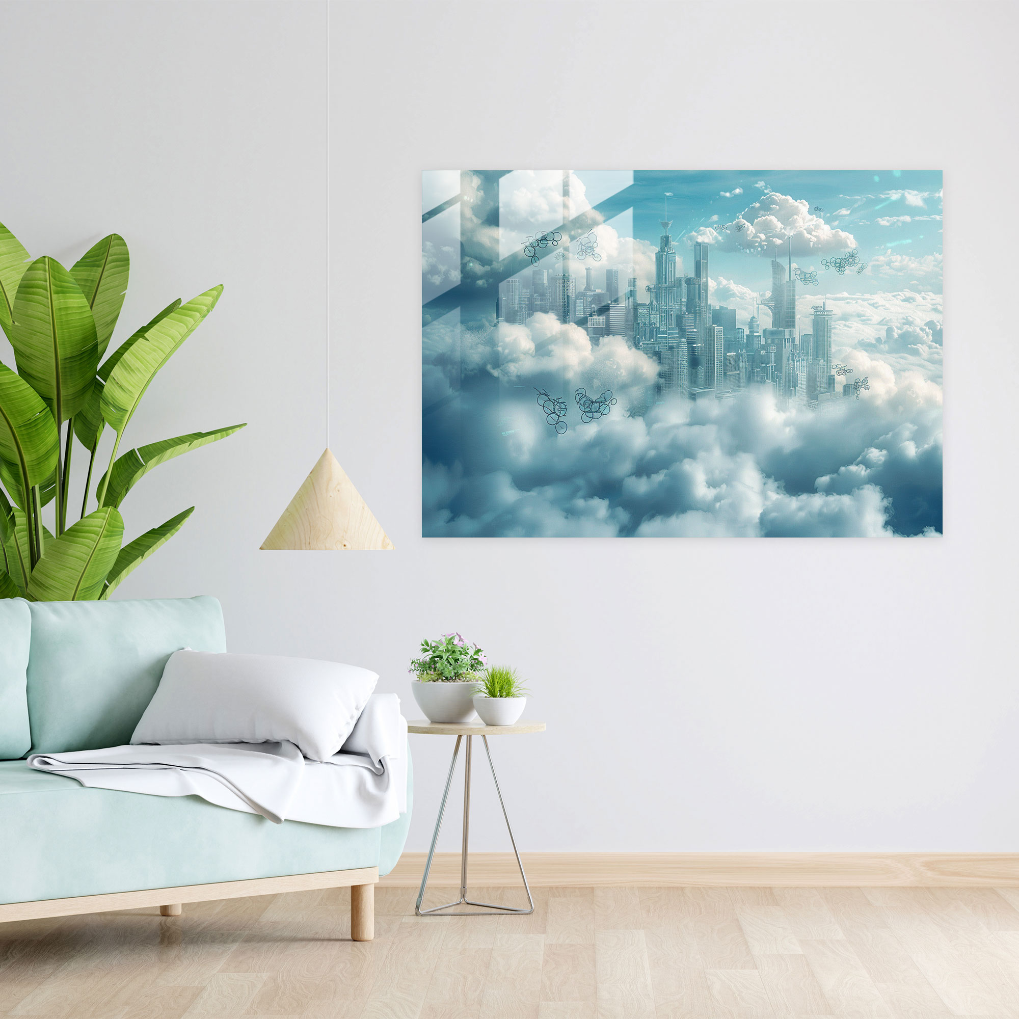 Surrealism Art Modern Art - Surrealism Art, Modern Art, Glass Wall Art, Surrealism Art