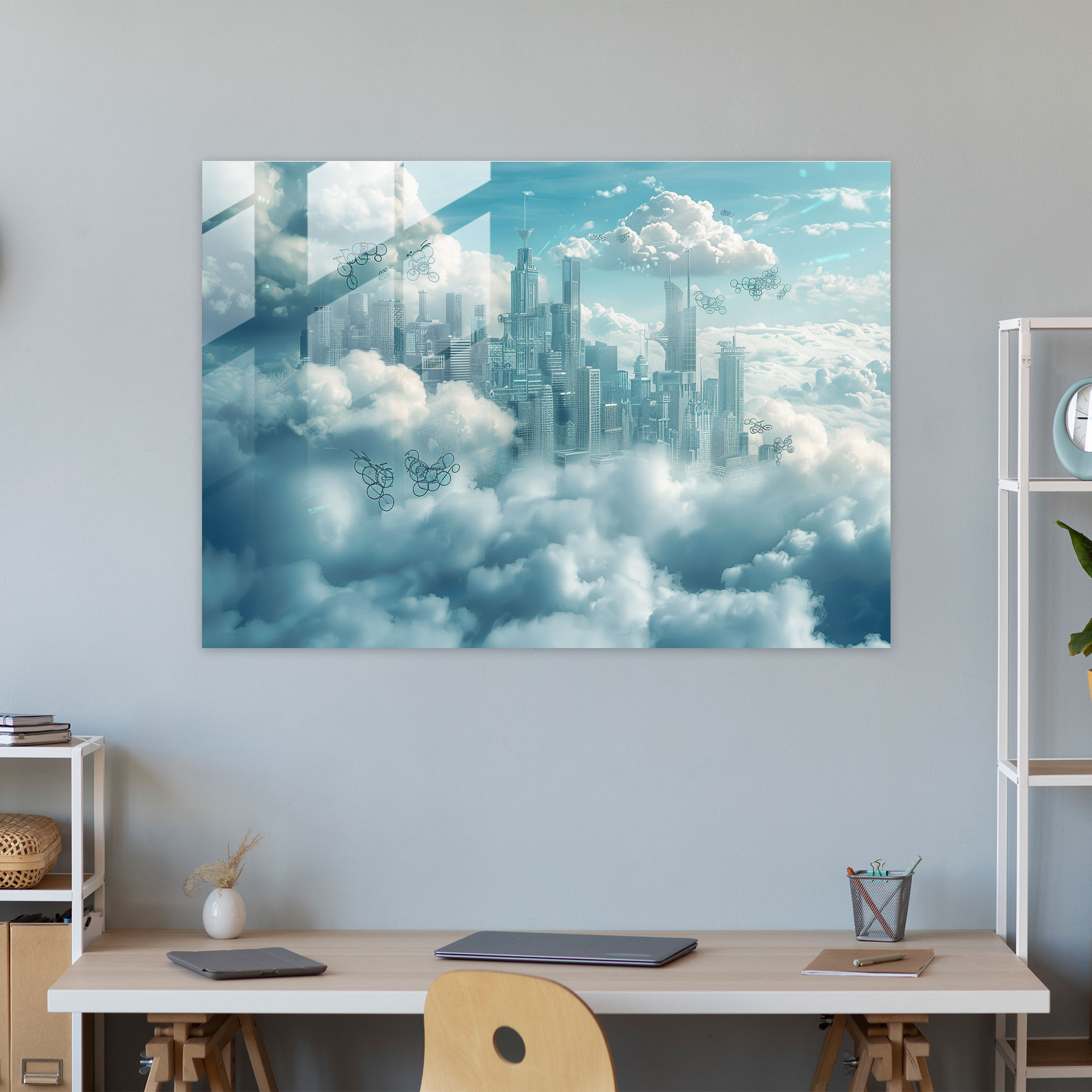 Surrealism Art Modern Art - Surrealism Art, Modern Art, Glass Wall Art, Surrealism Art