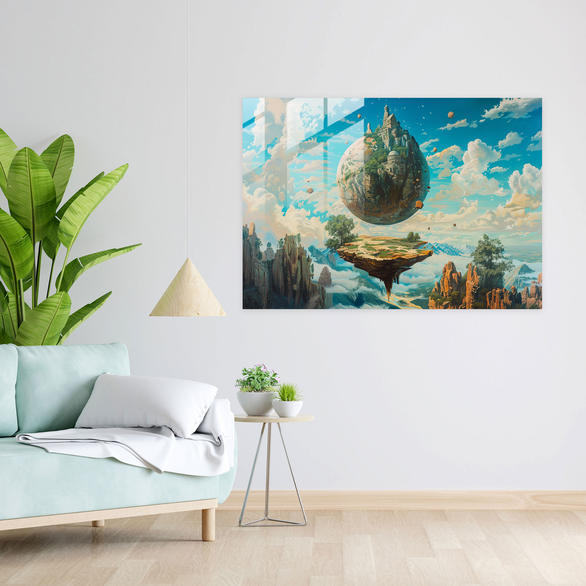 Visionary Landscapes Glass Wall Art - Surrealism Art, Surrealism Art, Artistic, Visionary Landscapes