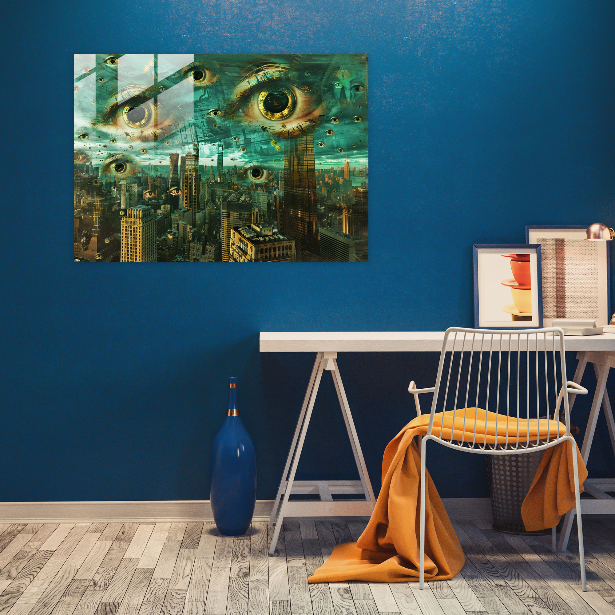 Surrealism Wall Decoration - Surrealism Art, Glass Art, Surrealism Art, Wall Decoration