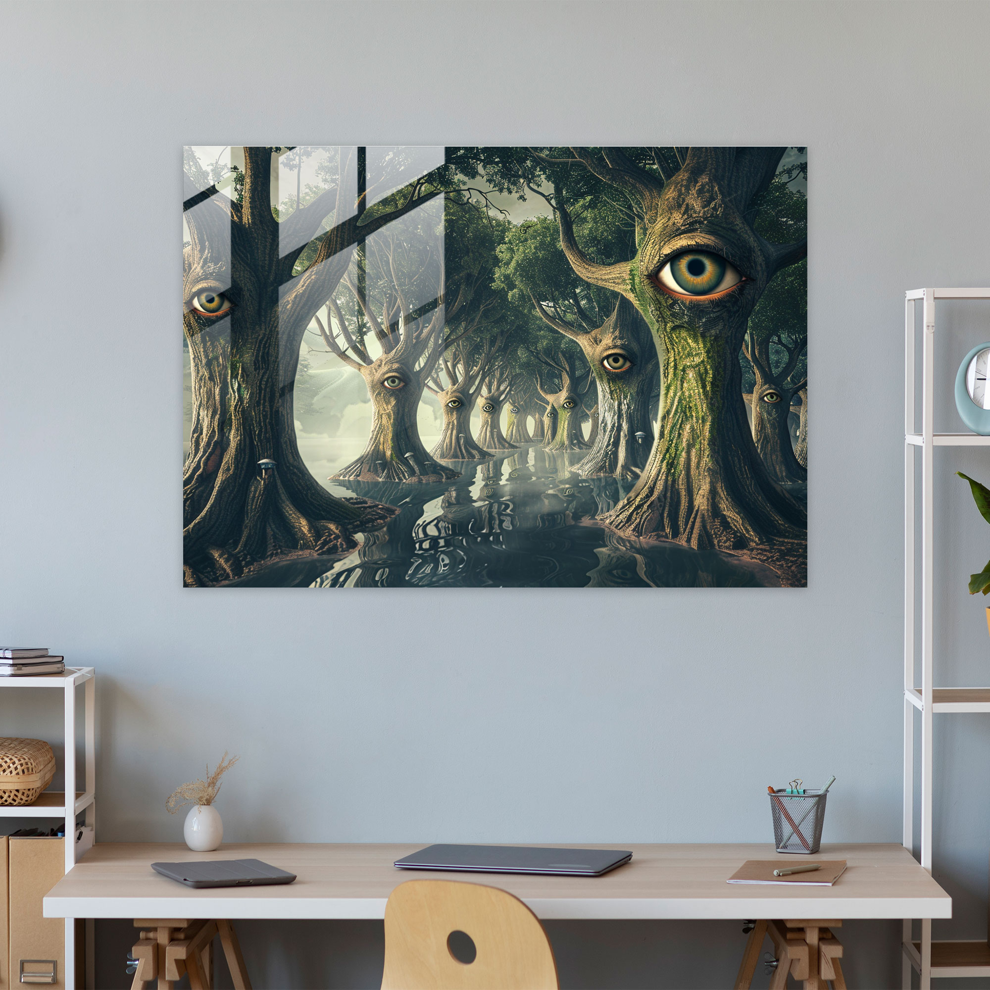 Surrealism Glass Art - Surrealism Art, Modern Art, Home Decoration, Glass Art