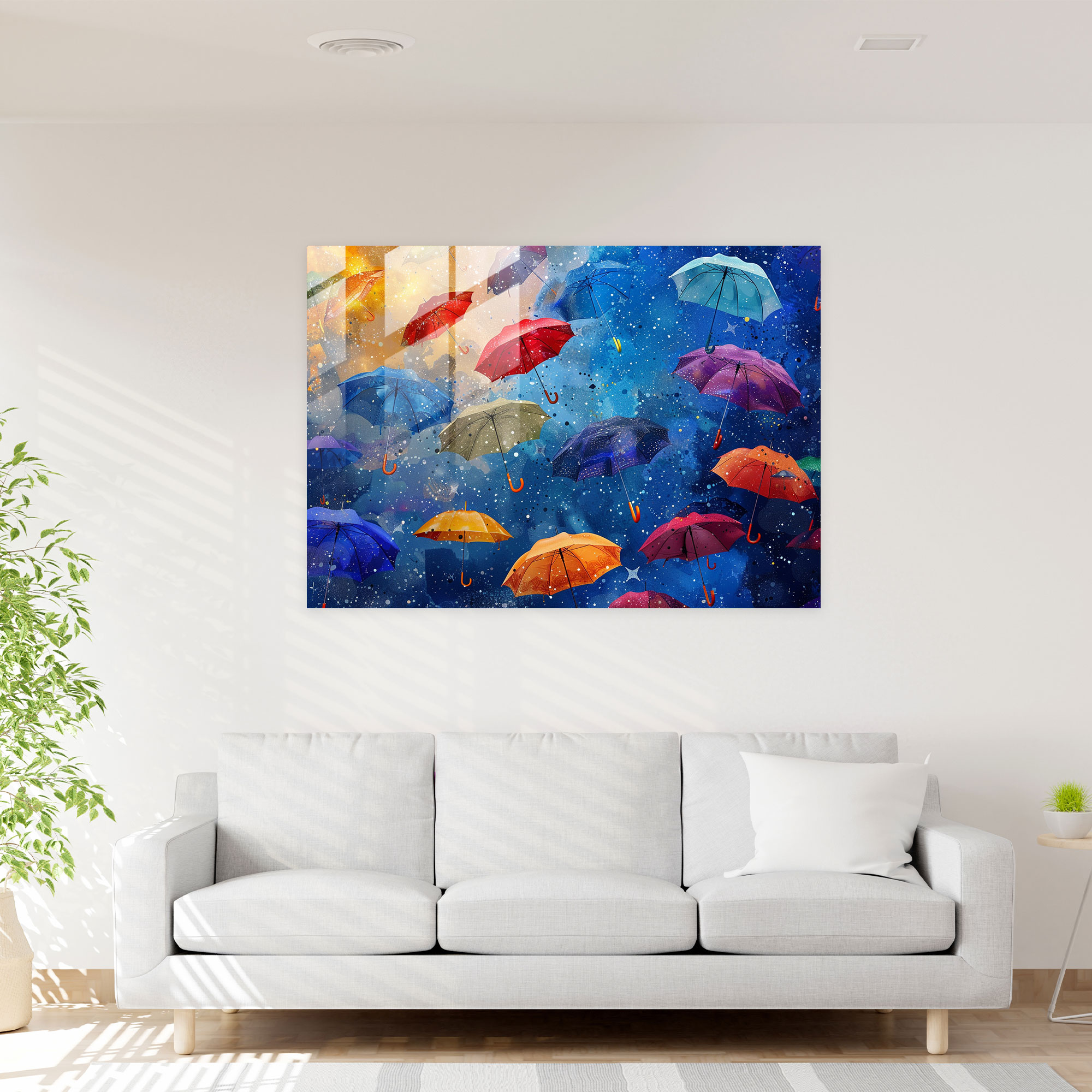 Starry Sky Surrealism Wall Decoration - Surrealism Art, Modern Art, Surrealism Art, Glass Art