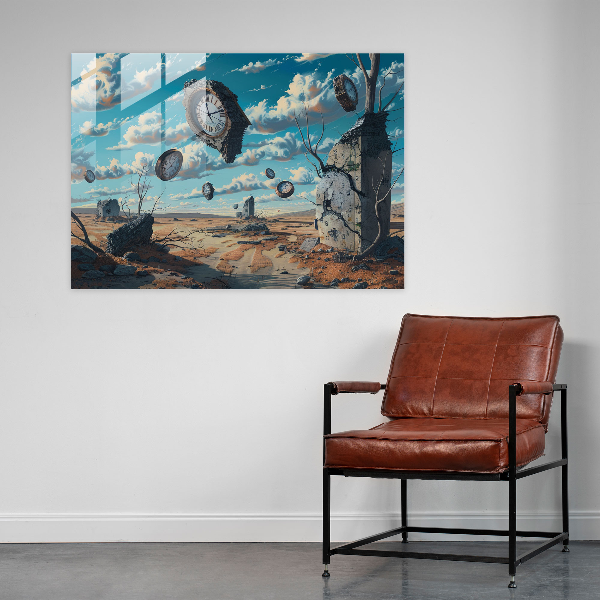 Surrealism Art Glass Print Home Decoration - Surrealism Art, Home Decoration, Surrealism Art, Modern Art