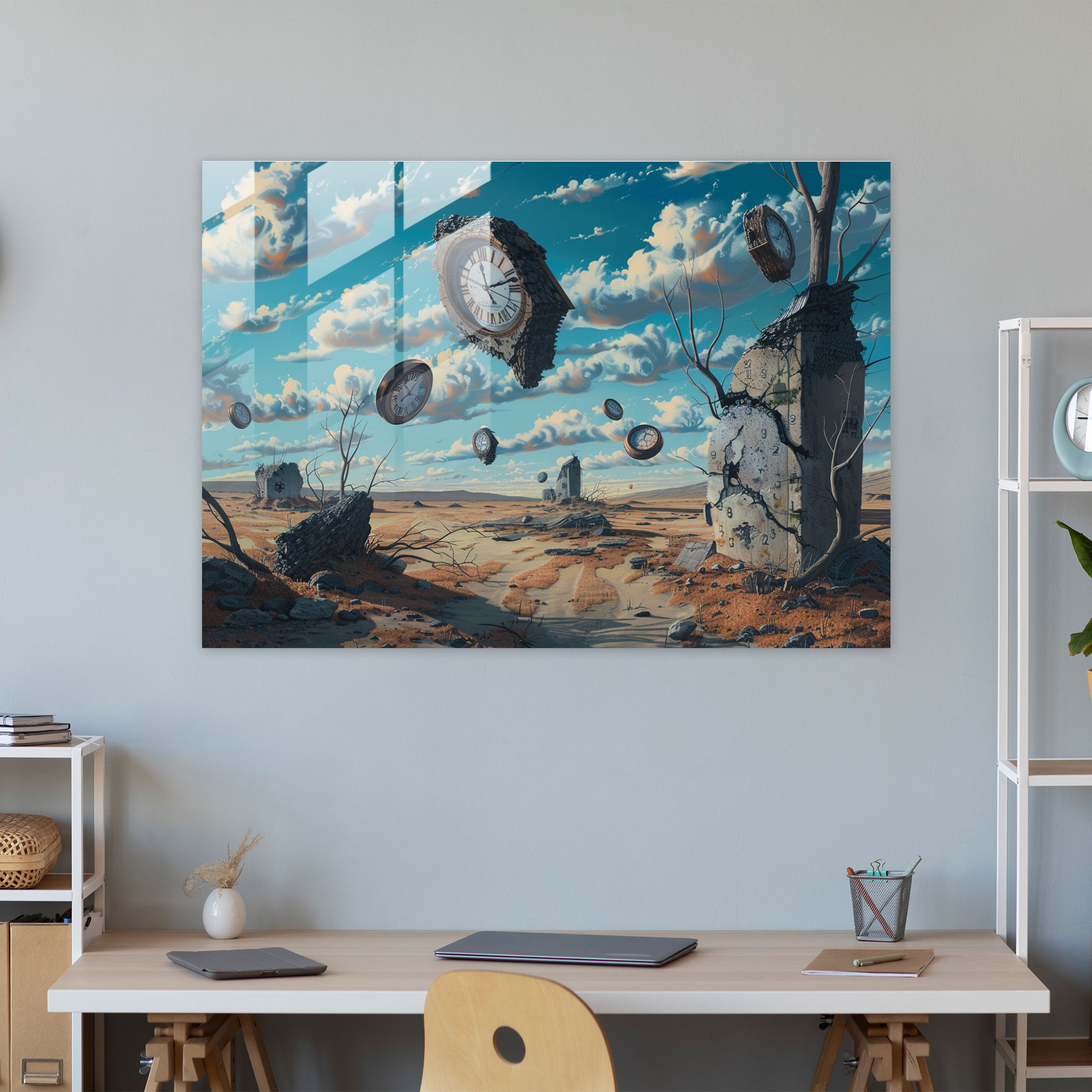 Surrealism Art Glass Print Home Decoration - Surrealism Art, Home Decoration, Surrealism Art, Modern Art