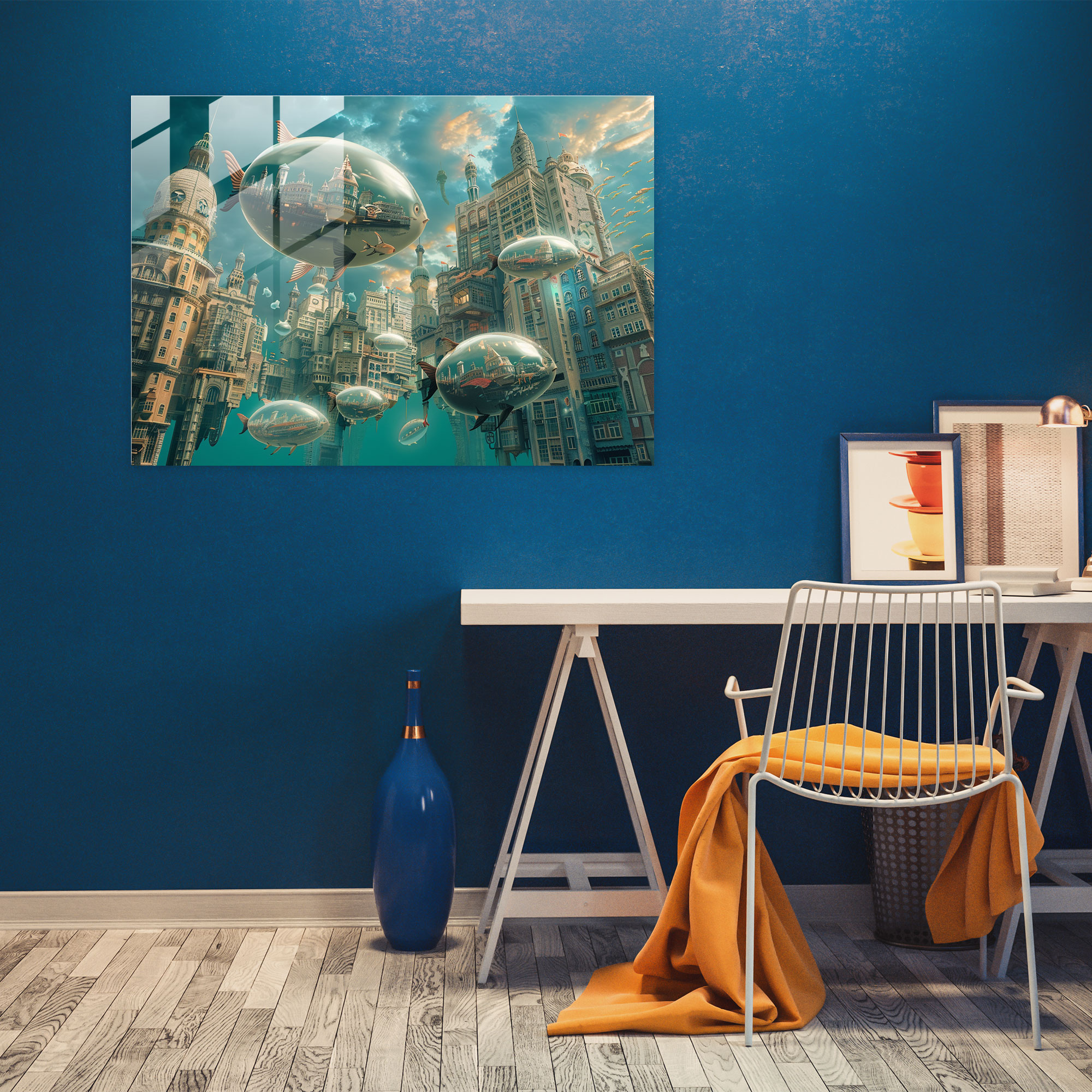 Dreamlike Surrealism Glass Wall Art - Surrealism Art, Surrealism Art, Modern Art, Wall Decoration