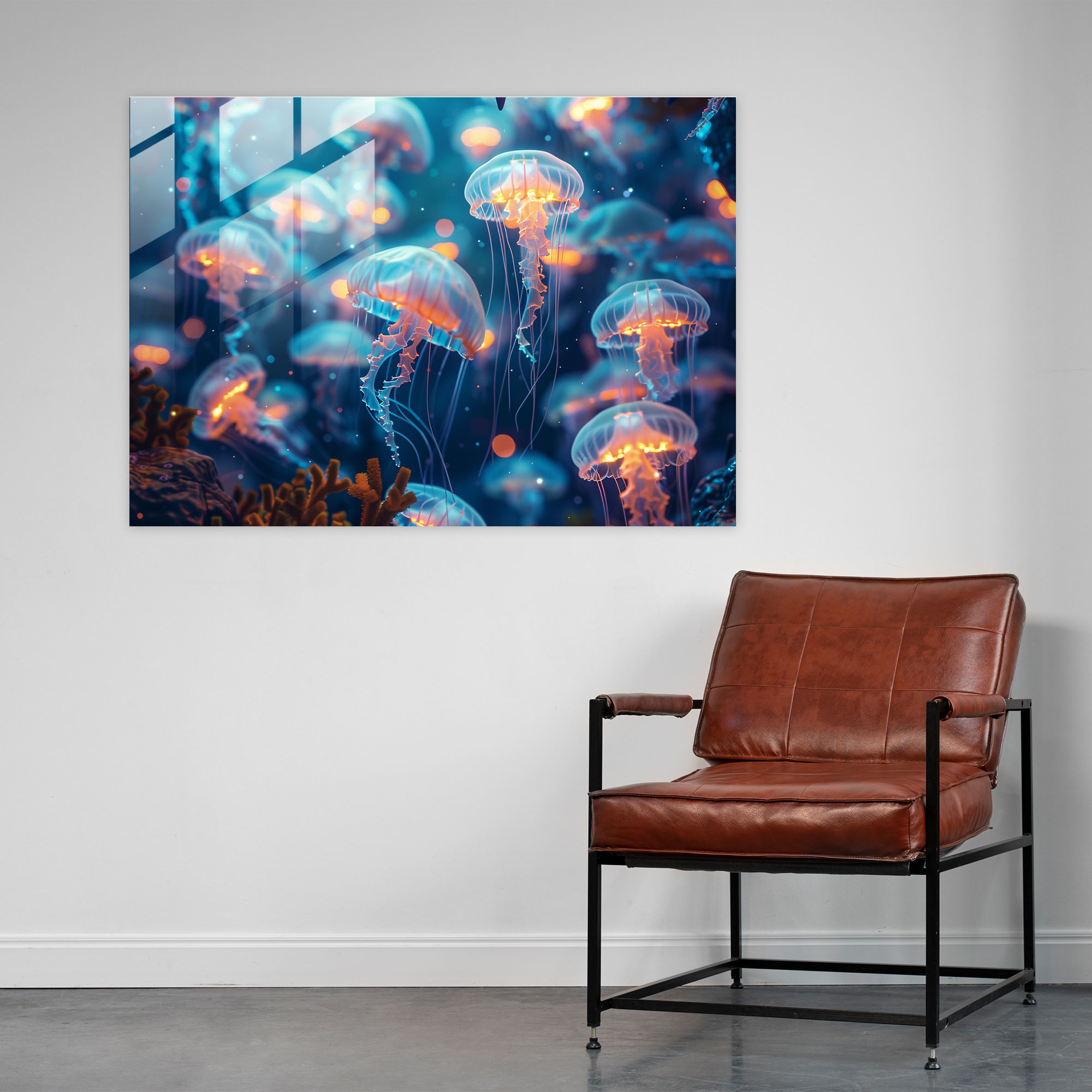 Underwater Surrealism Glass Wall Art - Surrealism Art, Surrealism Art, Modern Art, Wall Decoration