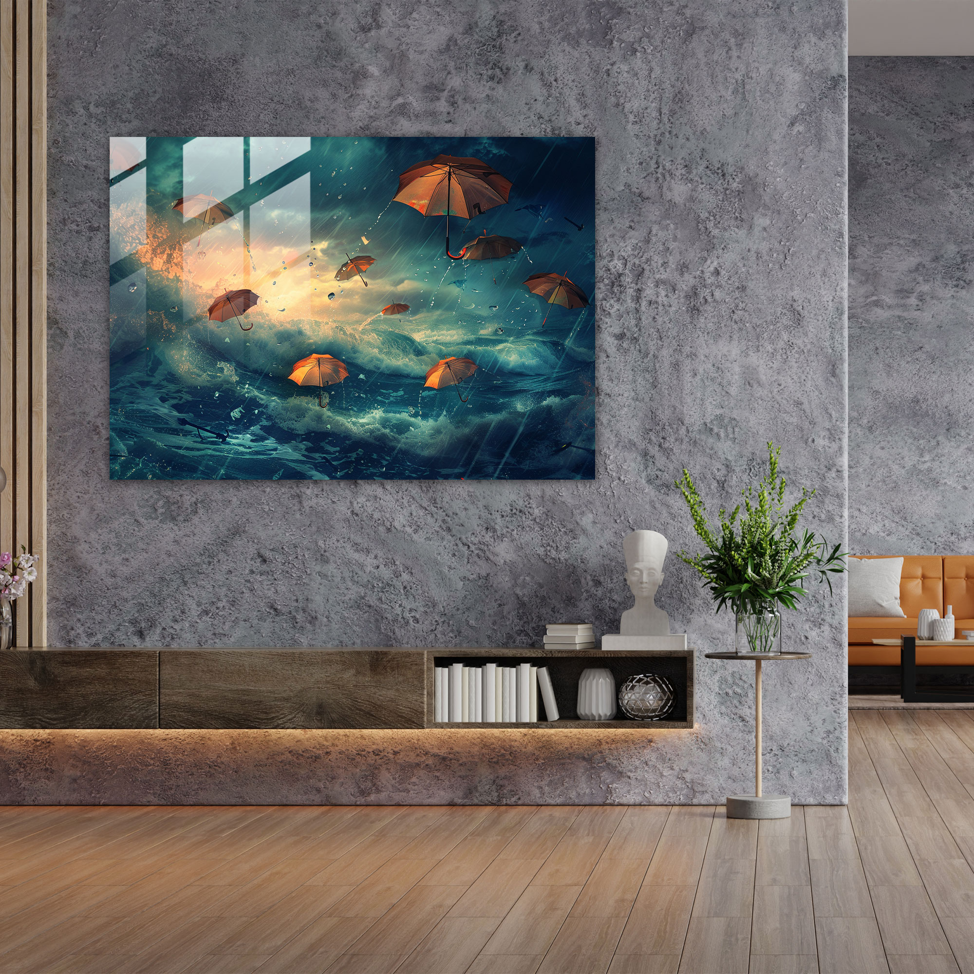 Surrealism Home Decoration - Surrealism Art, Home Decoration, Glass Print, Surrealism Art