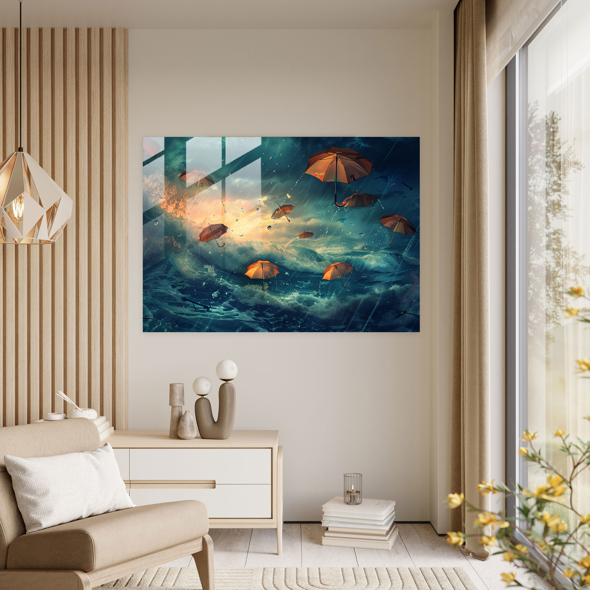 Surrealism Home Decoration - Surrealism Art, Home Decoration, Glass Print, Surrealism Art