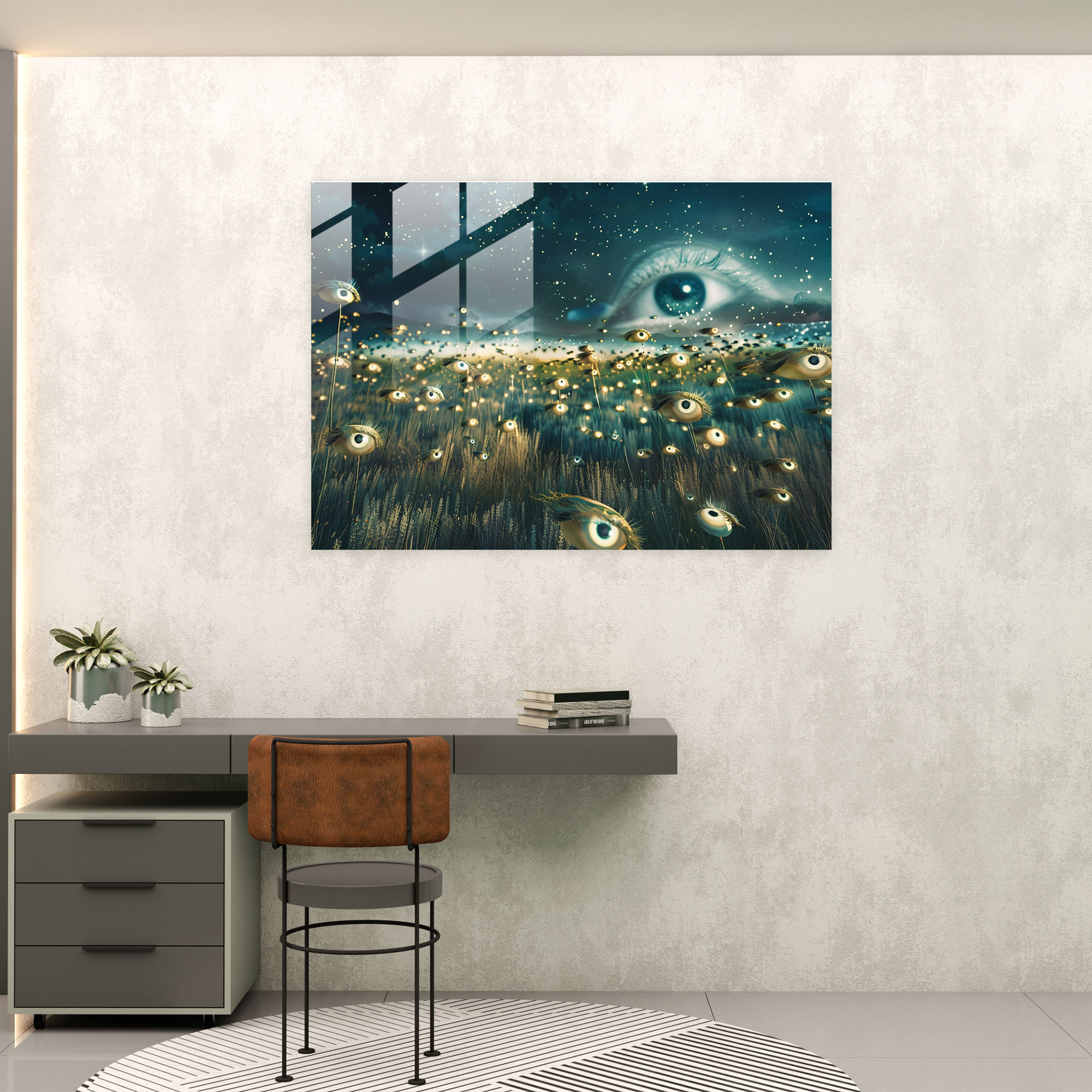 Surrealism Glass Print - Surrealism Art, Glass Wall Art, Glass Art, Surrealism Art