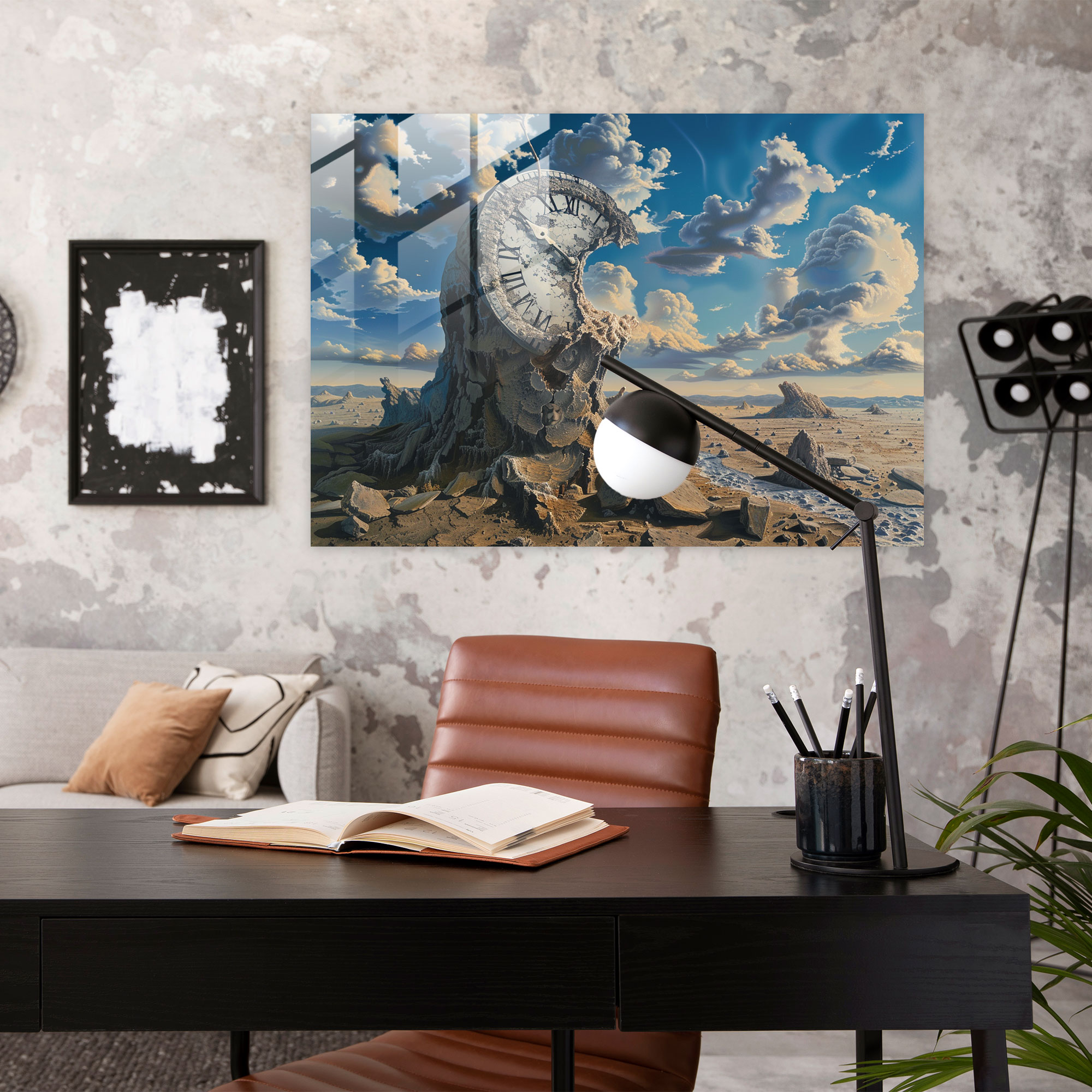 Surrealism Art Glass Print - Surrealism Art, Surrealism Art, Modern Art, Glass Print