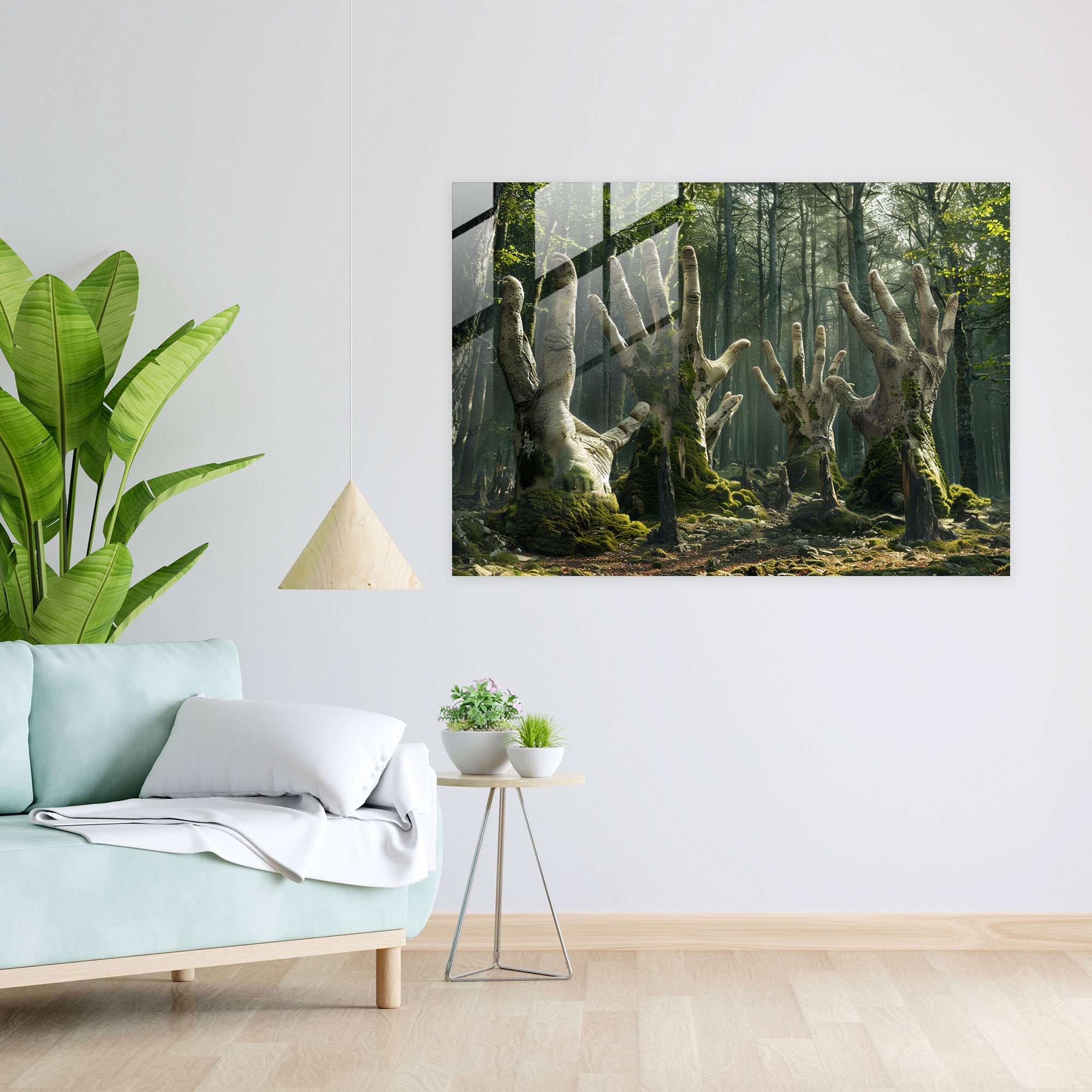 Surrealism Art Glass Print - Surrealism Art, Glass Print, Modern Art, Surrealism Art