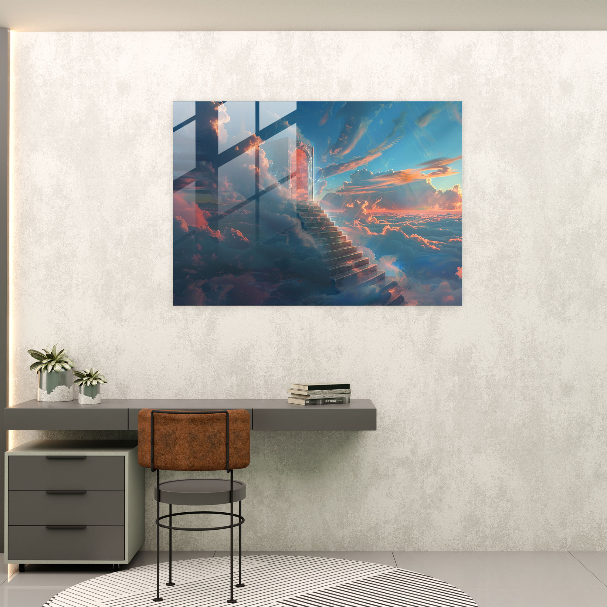 Surrealism Art Glass Print - Surrealism Art, Surrealism Art, Glass Art, Wall Decoration