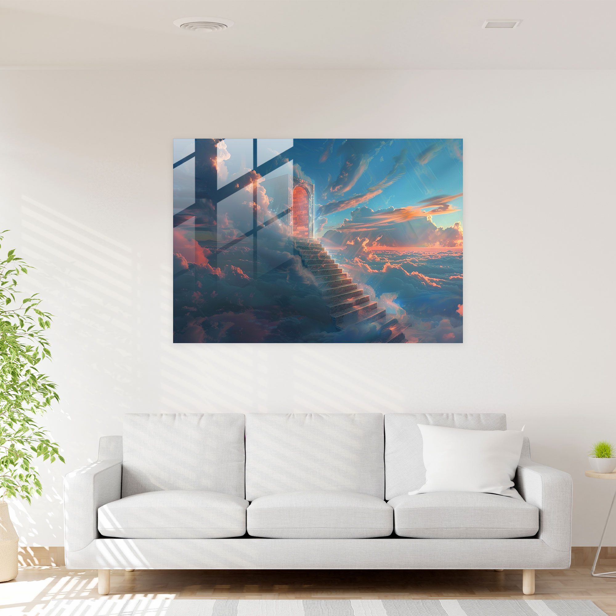 Surrealism Art Glass Print - Surrealism Art, Surrealism Art, Glass Art, Wall Decoration