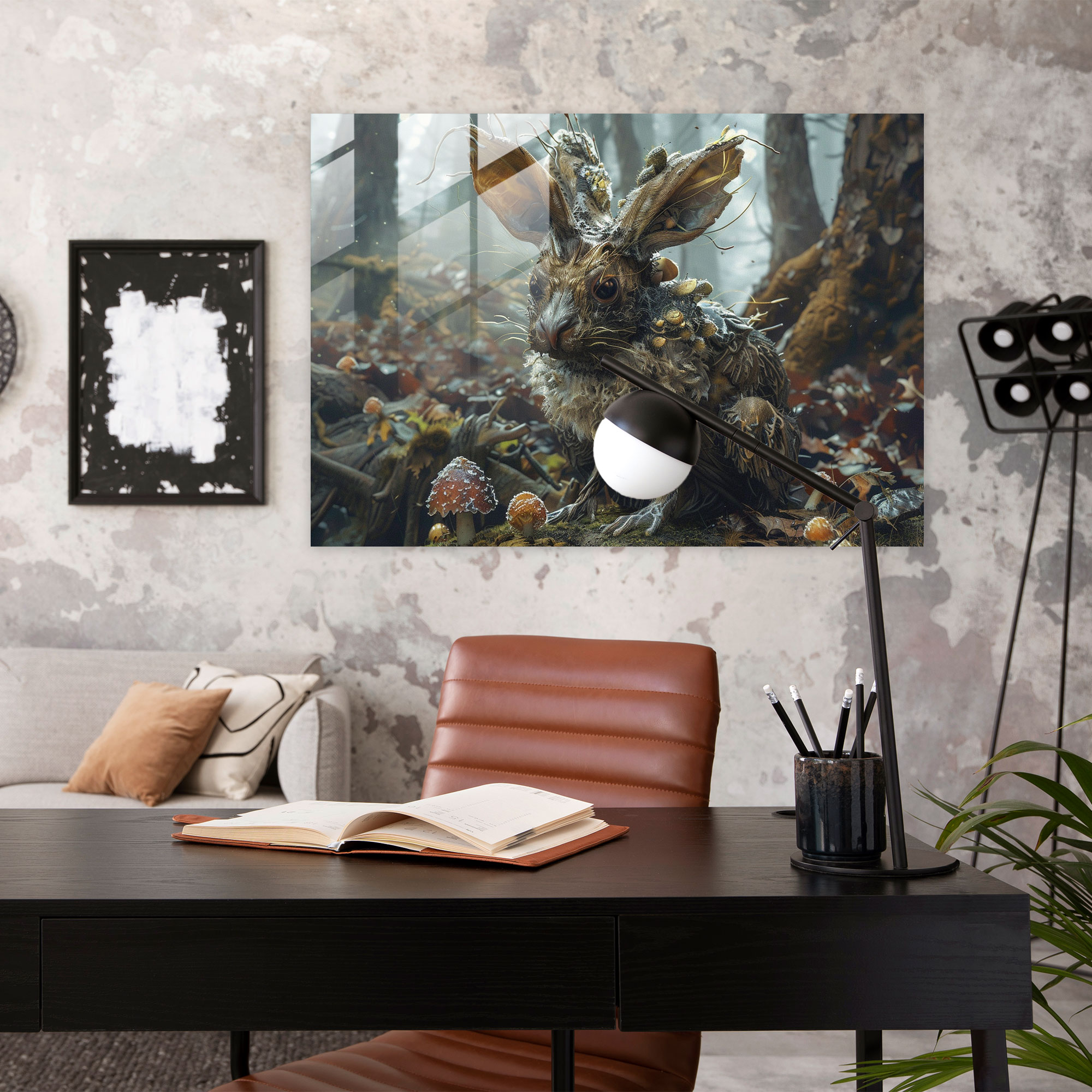 Hybrid Creatures Glass Art - Surrealism Art, Modern Art, Glass Art, Home Decoration