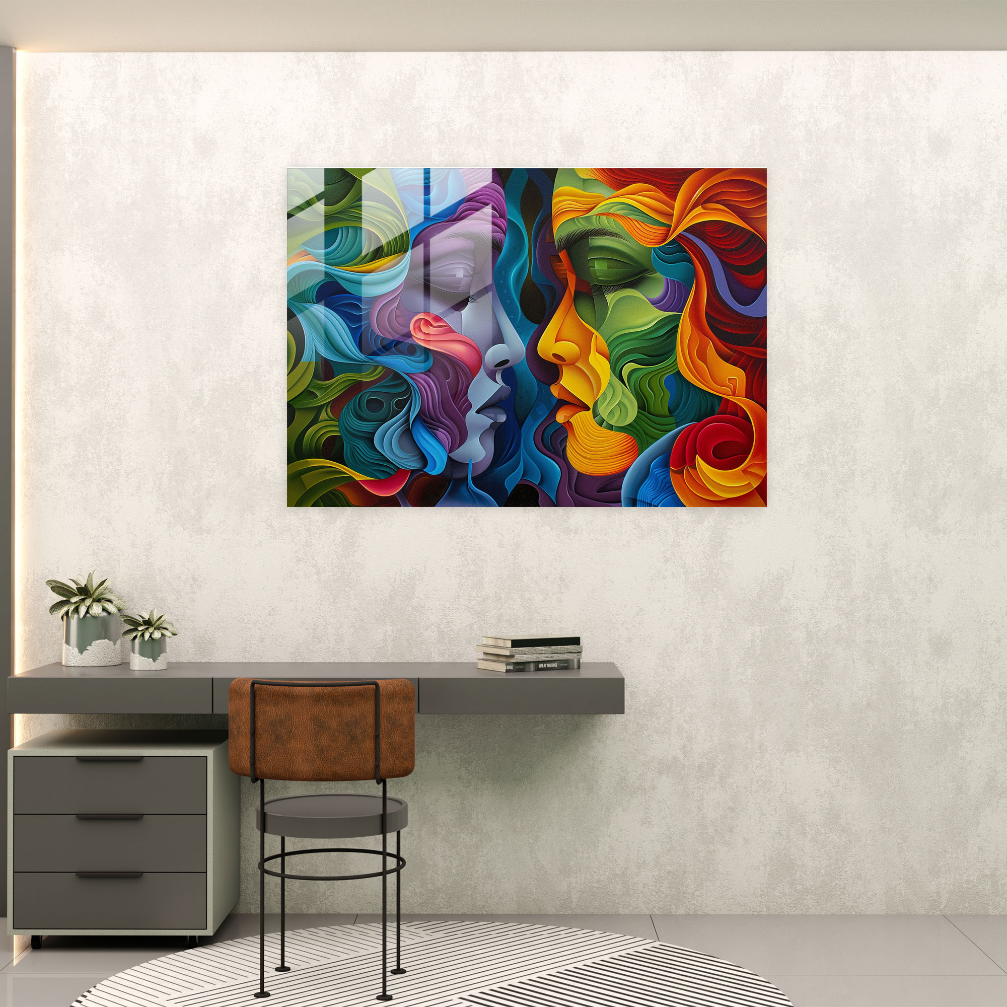 Surrealism Art Home Decoration - Surrealism Art, Home Decoration, Glass Print, Surrealism Art